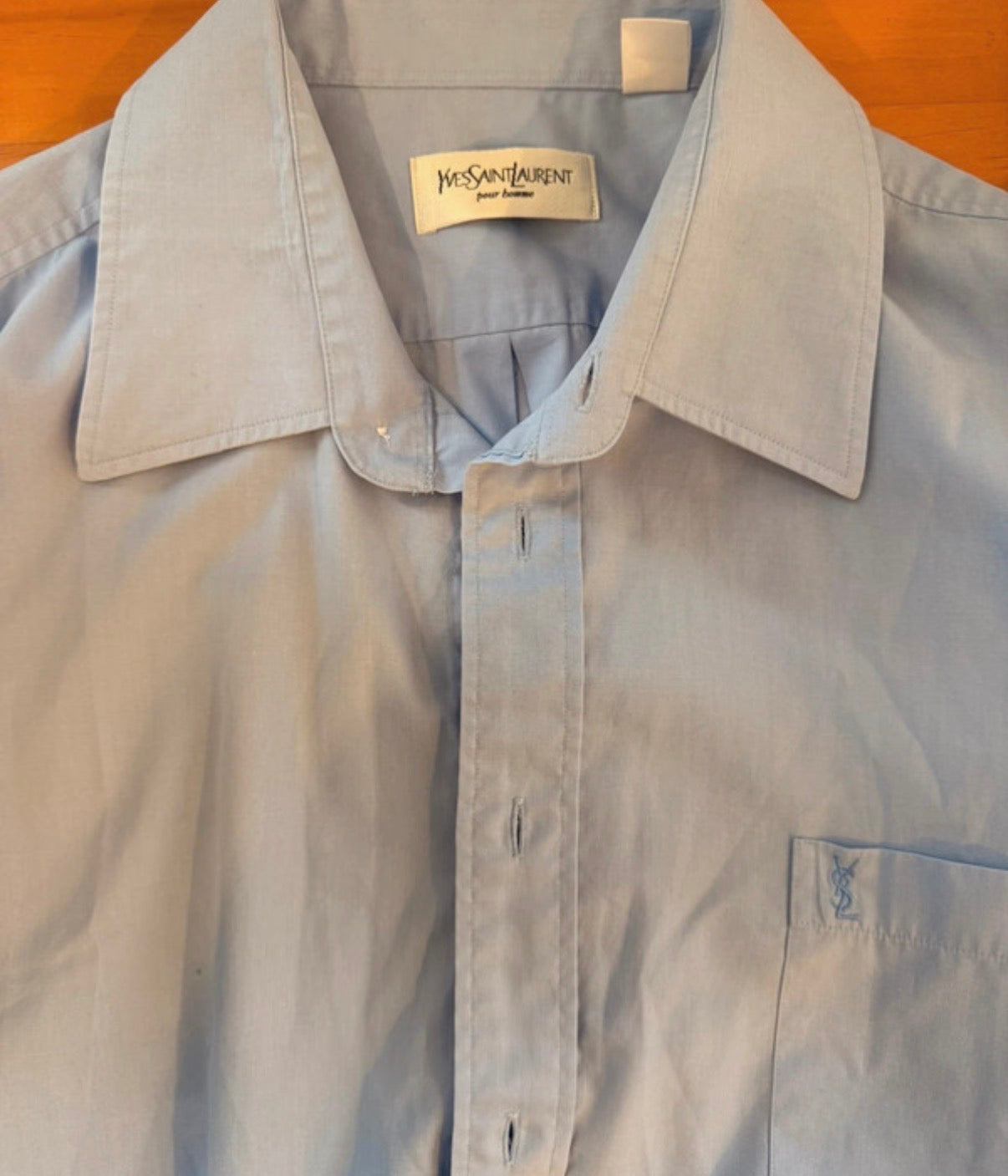YSL Yves Saint Laurent long sleeve button down shirt L DBXM0046