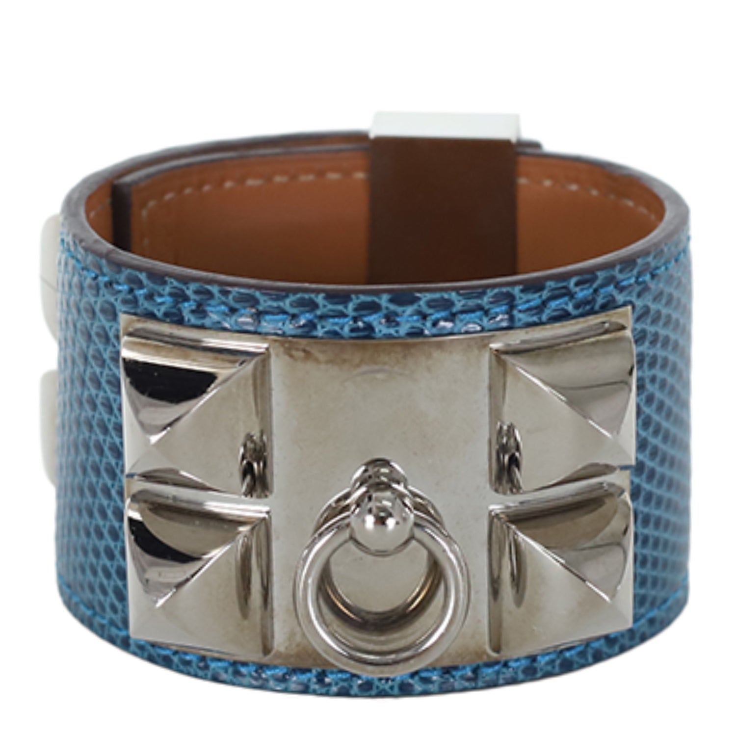 Hermès Collier De Chien Lizard Bracelet HER03686A