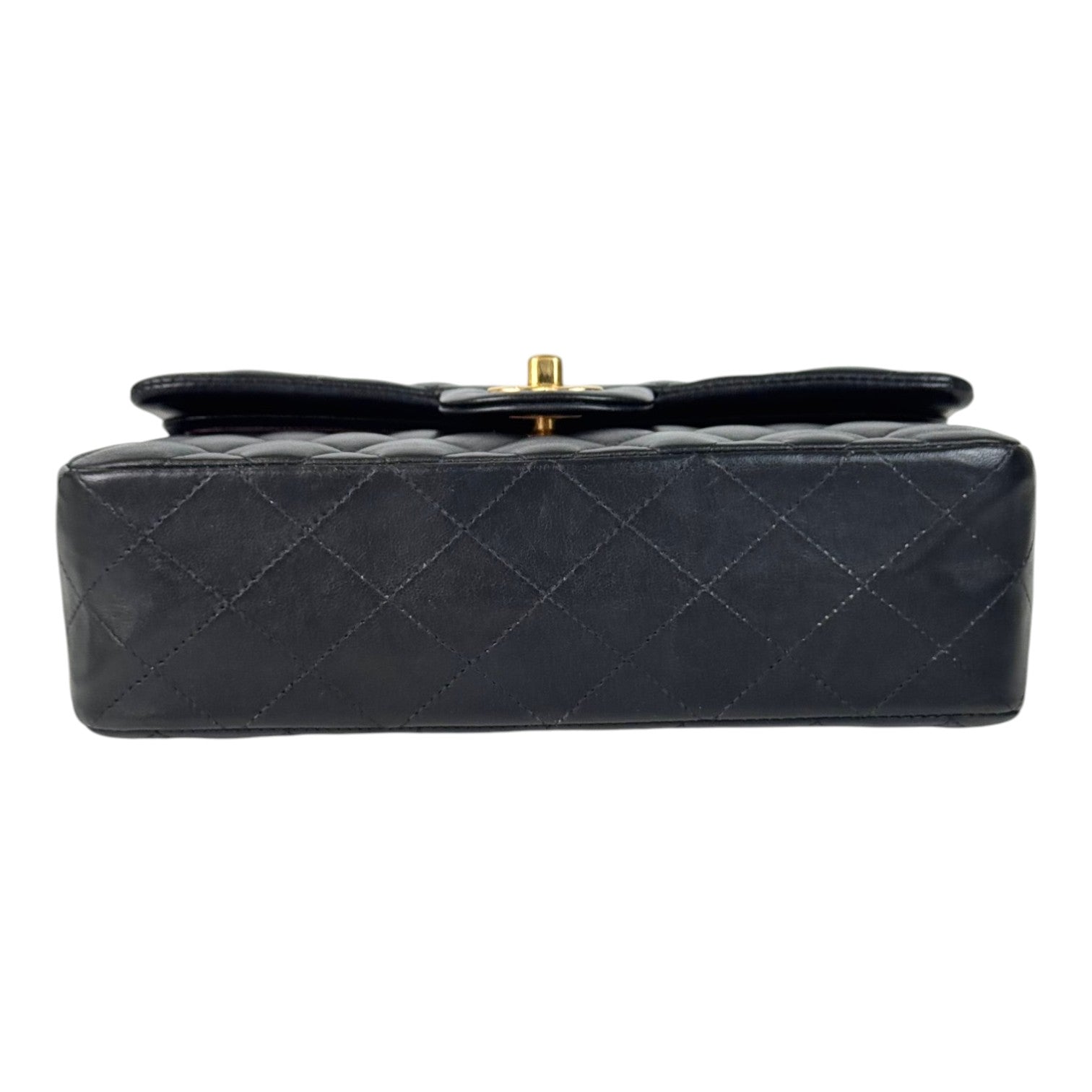 Chanel Classic Flap Small Black Gold Lambskin - Full Set