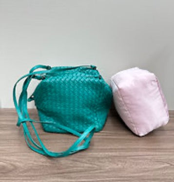 Bottega Veneta Green Small Dice Shoulder Bag (by Liu Jianming) 6072602263843