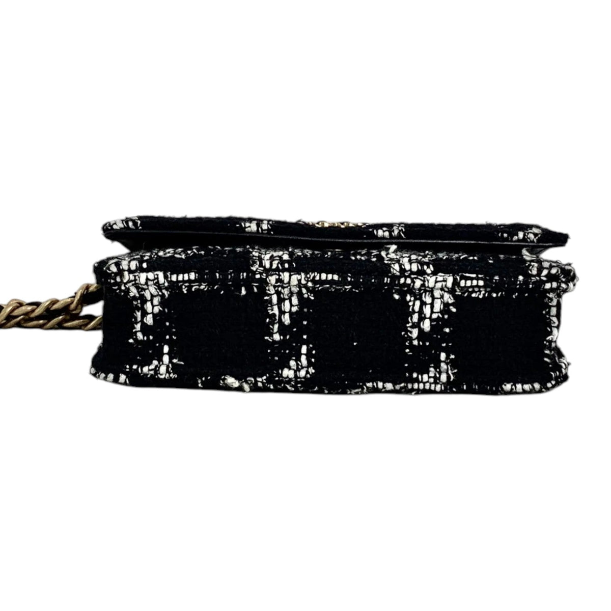 Chanel 19 Tweed Black/White Tweed Bag
