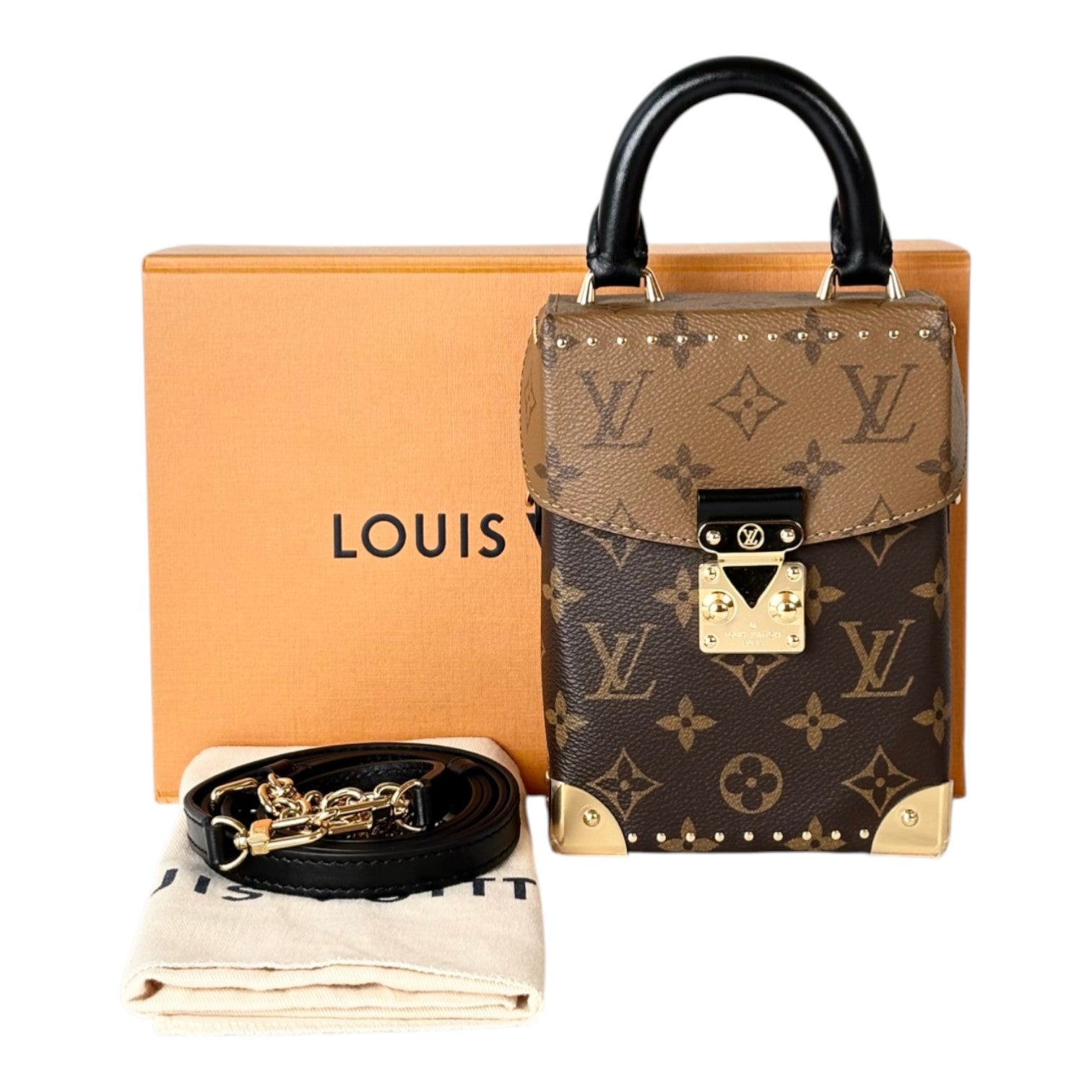 Louis Vuitton Camera Box Monogram Reverse Canvas Bag