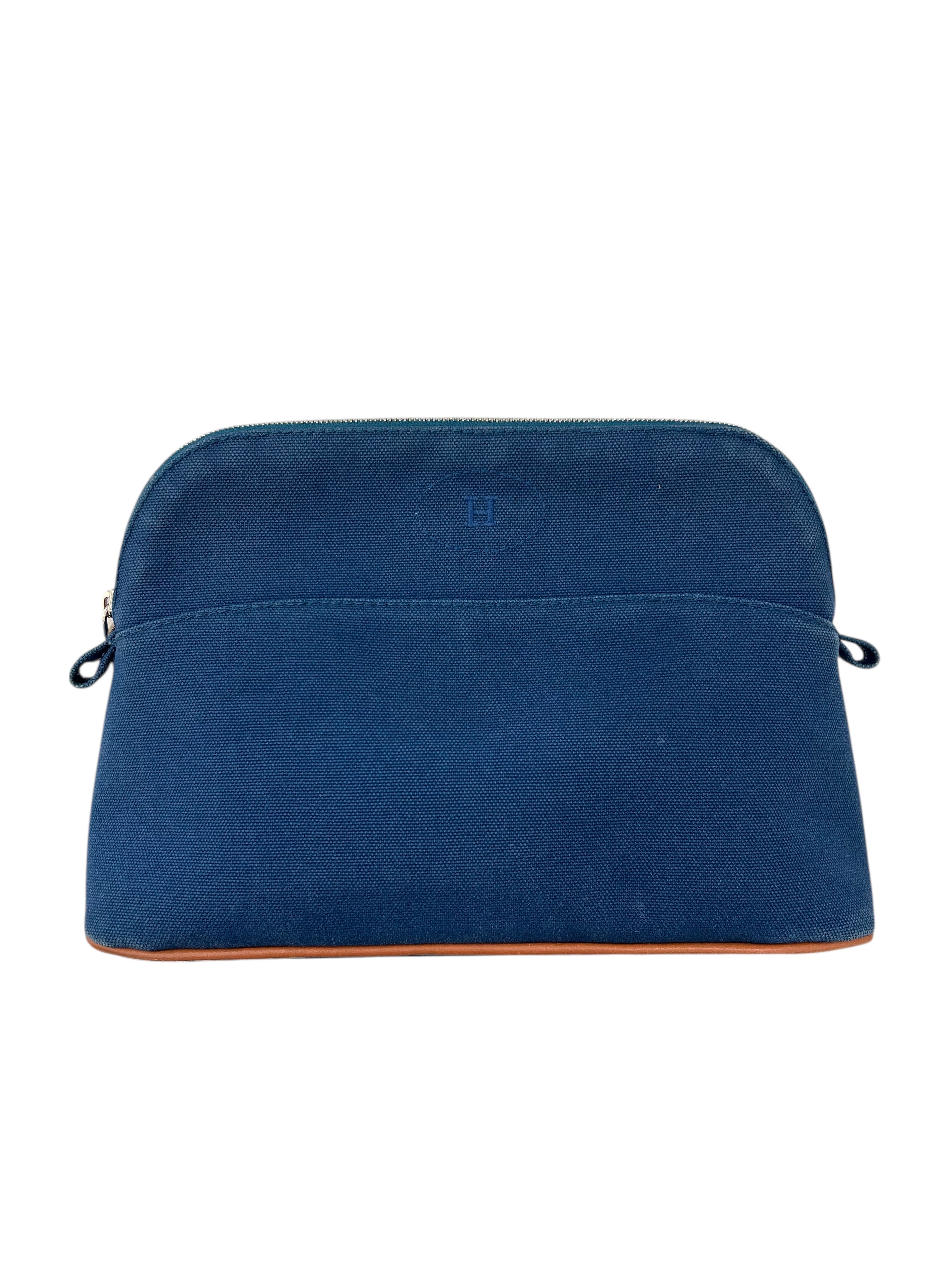 Hermes Blue Bolide pouch SKCH4084