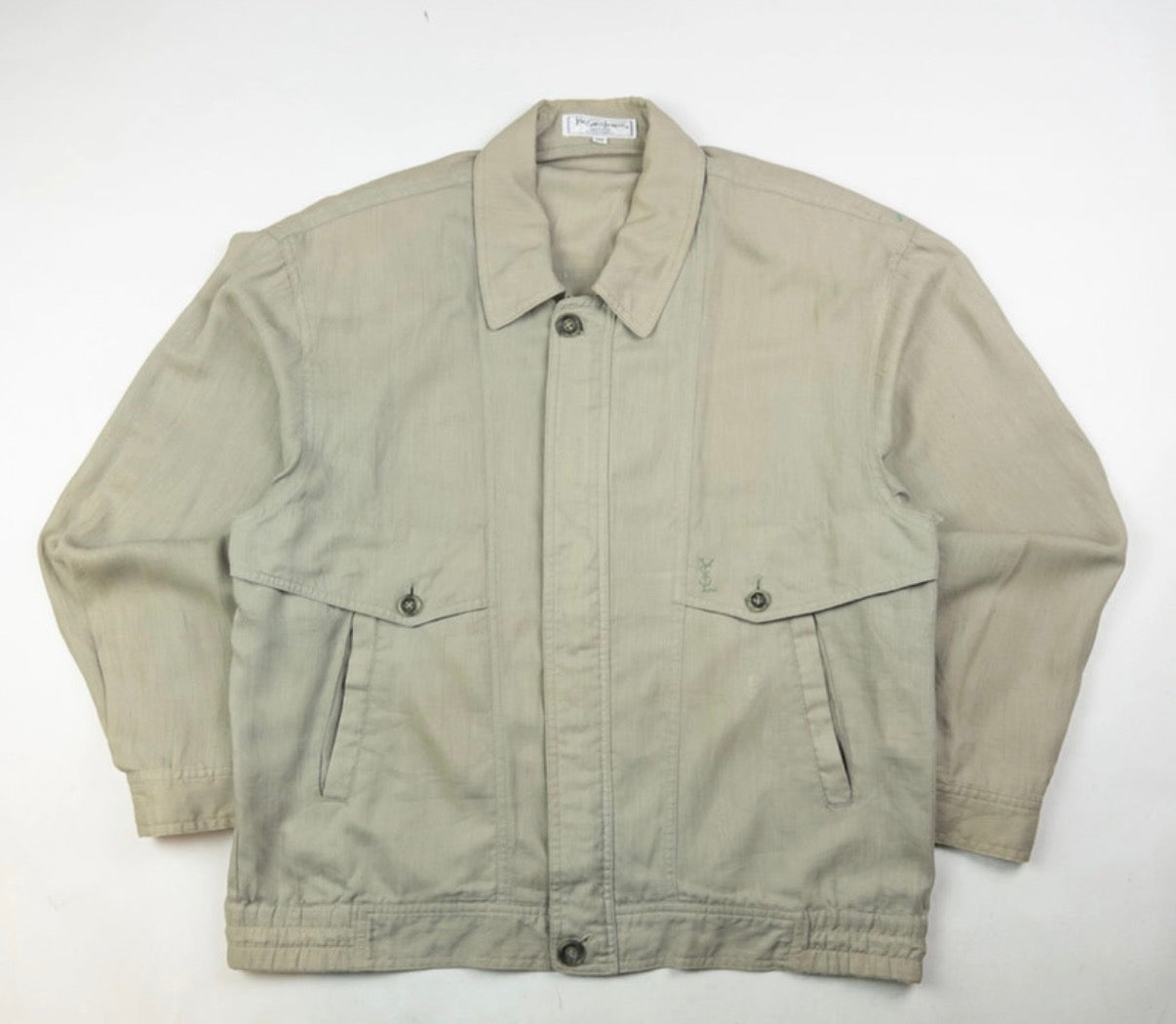 Vintage YSL Yves Saint Laurent Harrington Jacket Size M DBXM0019