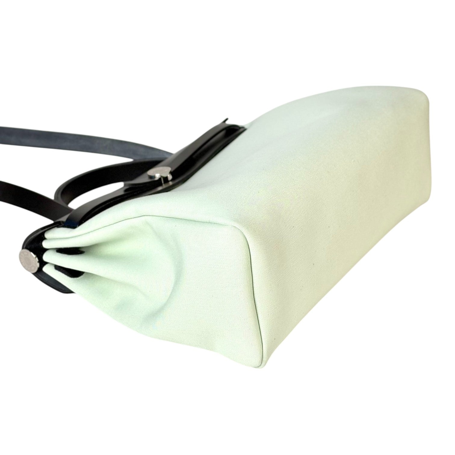 Hermes Herbag Zip 31 Black & Mint Bag