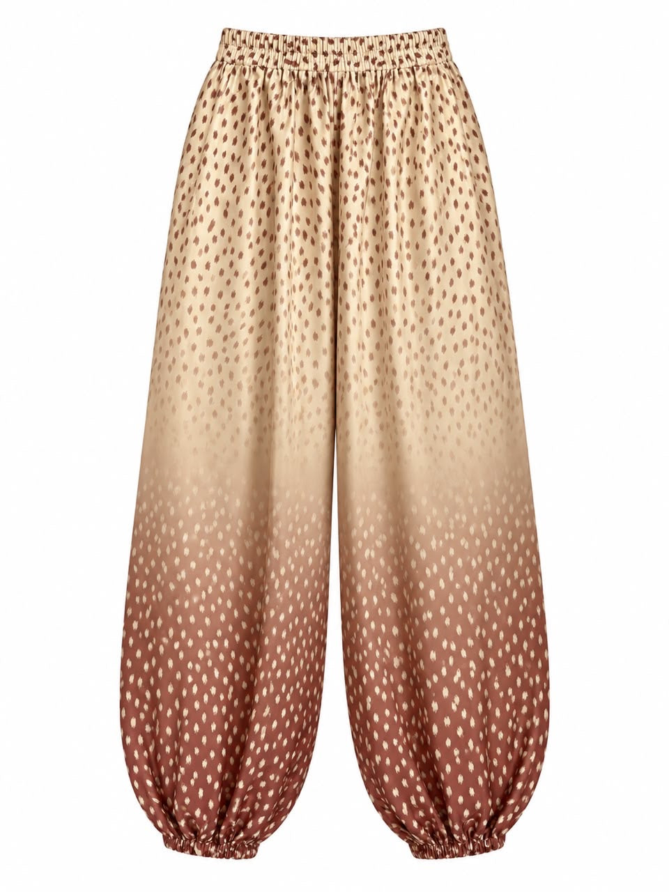 TROUSER LOLA BAMBI BURGUNDI GRADIENT MCL13416