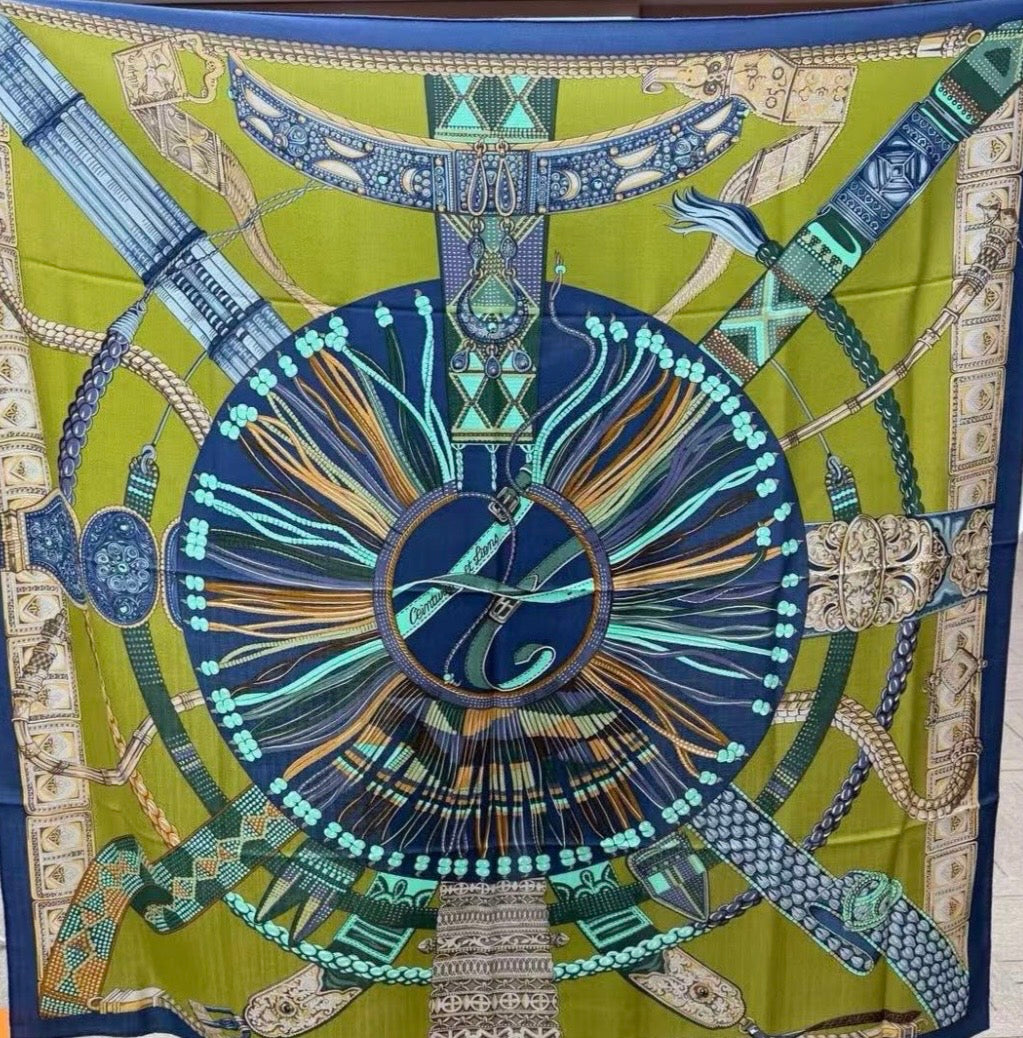 Hermes 140cm Cashmere/ Silk Large Scarf - in Box