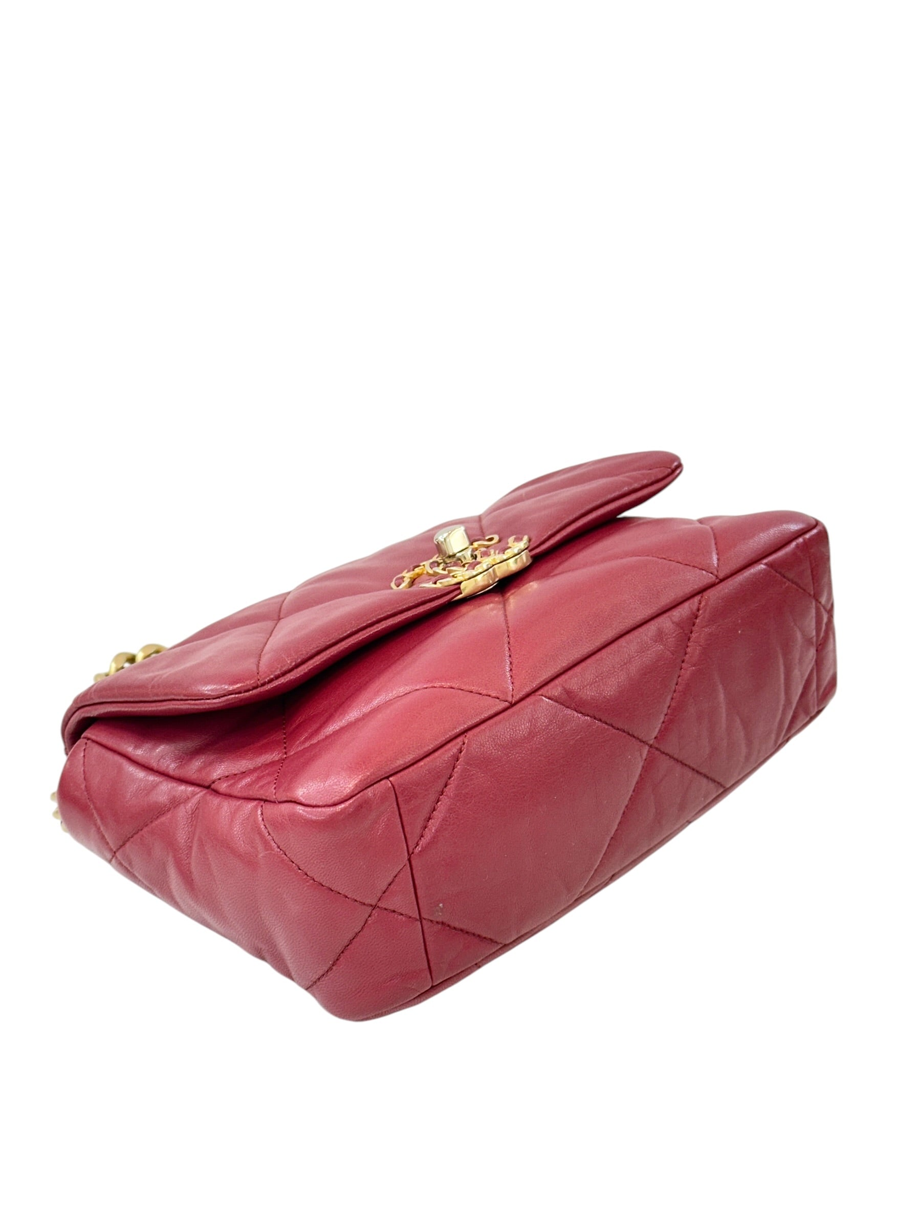 Chanel 19 Small Burgundy