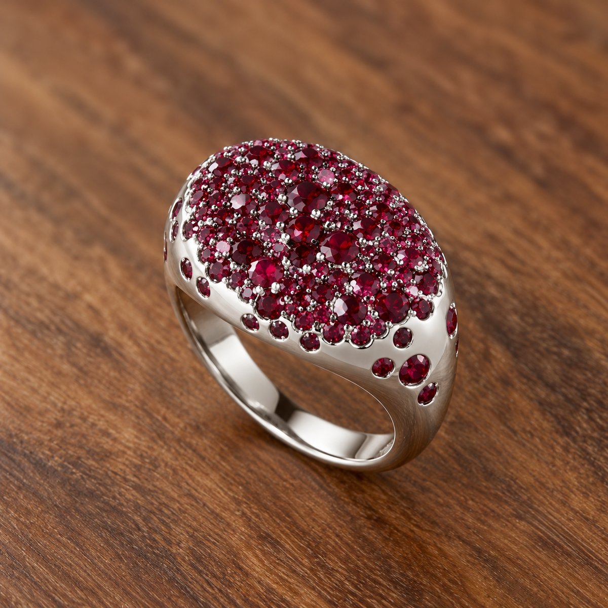 Silver Sugar Dust Band Ring SETTING ONLY SABSET071