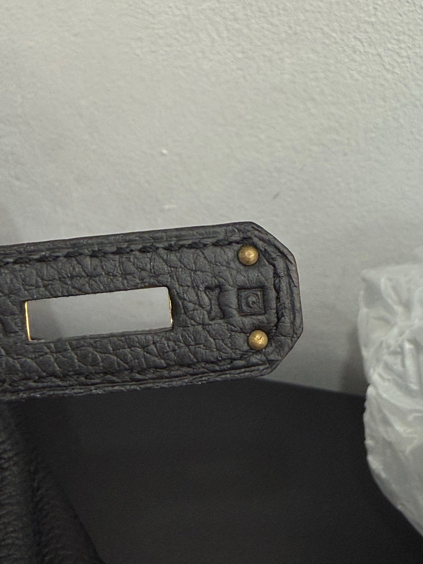 Hermès Birkin 40 Black Togo Leather Gold Hardware Q Stamp