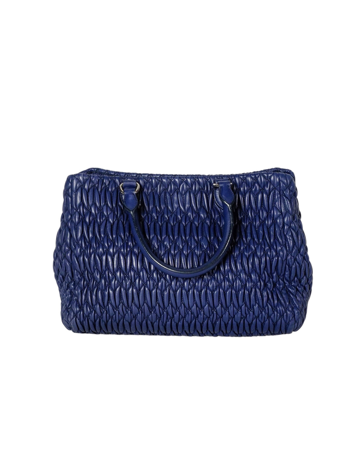 Miu Miu Navy Blue Crystal Tote Bag