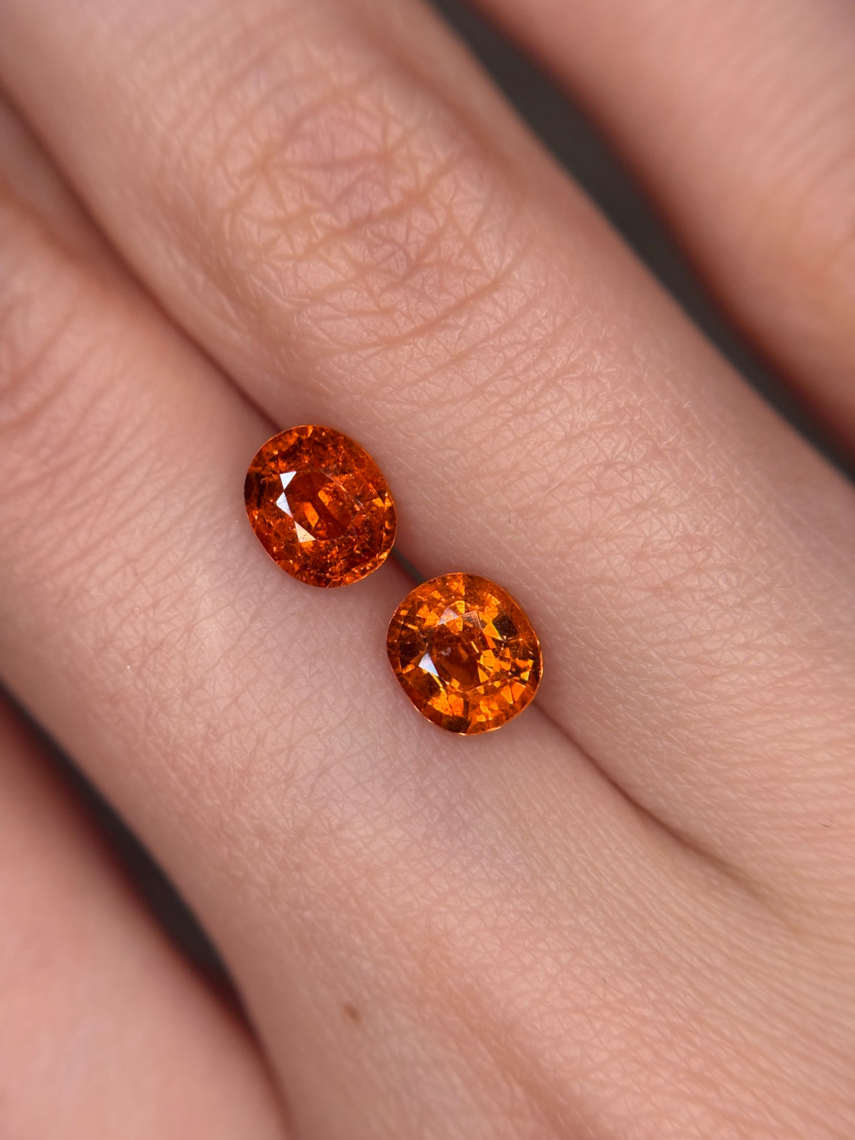 2.10ct Fanta Spessartine PAIR* THAIC1049