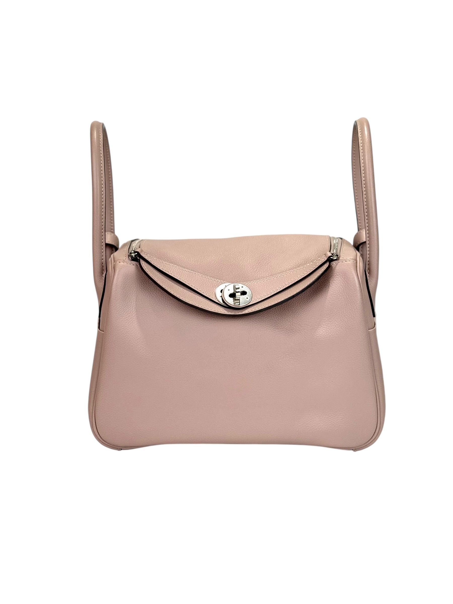 Hermes Lindy 26cm Glycine Bag in Evercolor