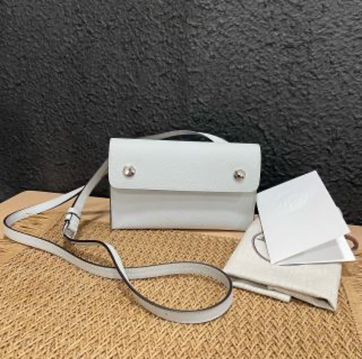 Hermes Snap wallet, Holy Grail Blue, engraved. US63638
