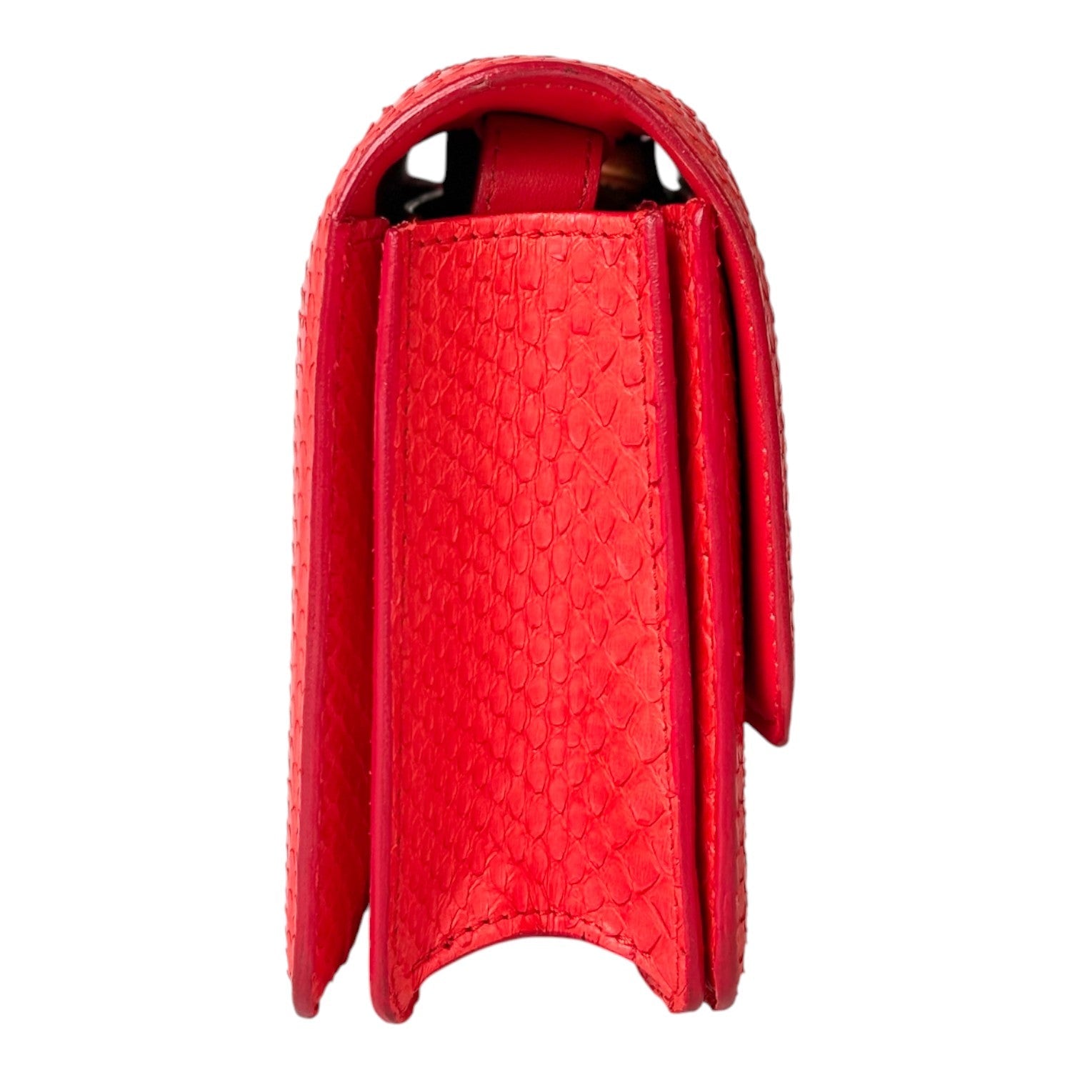 Celine Classic Mini Red Python Bag