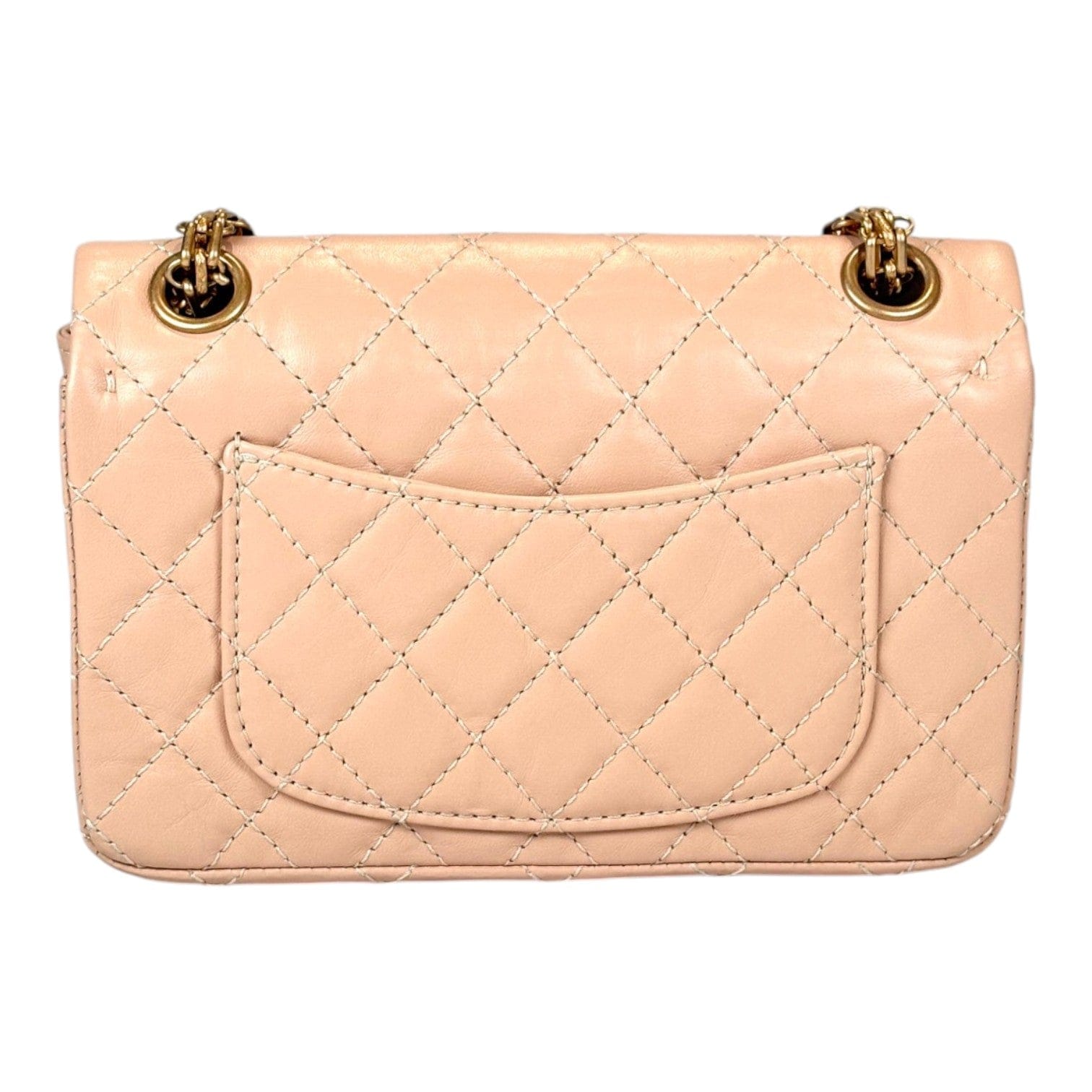Chanel Reissue Mini Cream Chain Bag with GHW