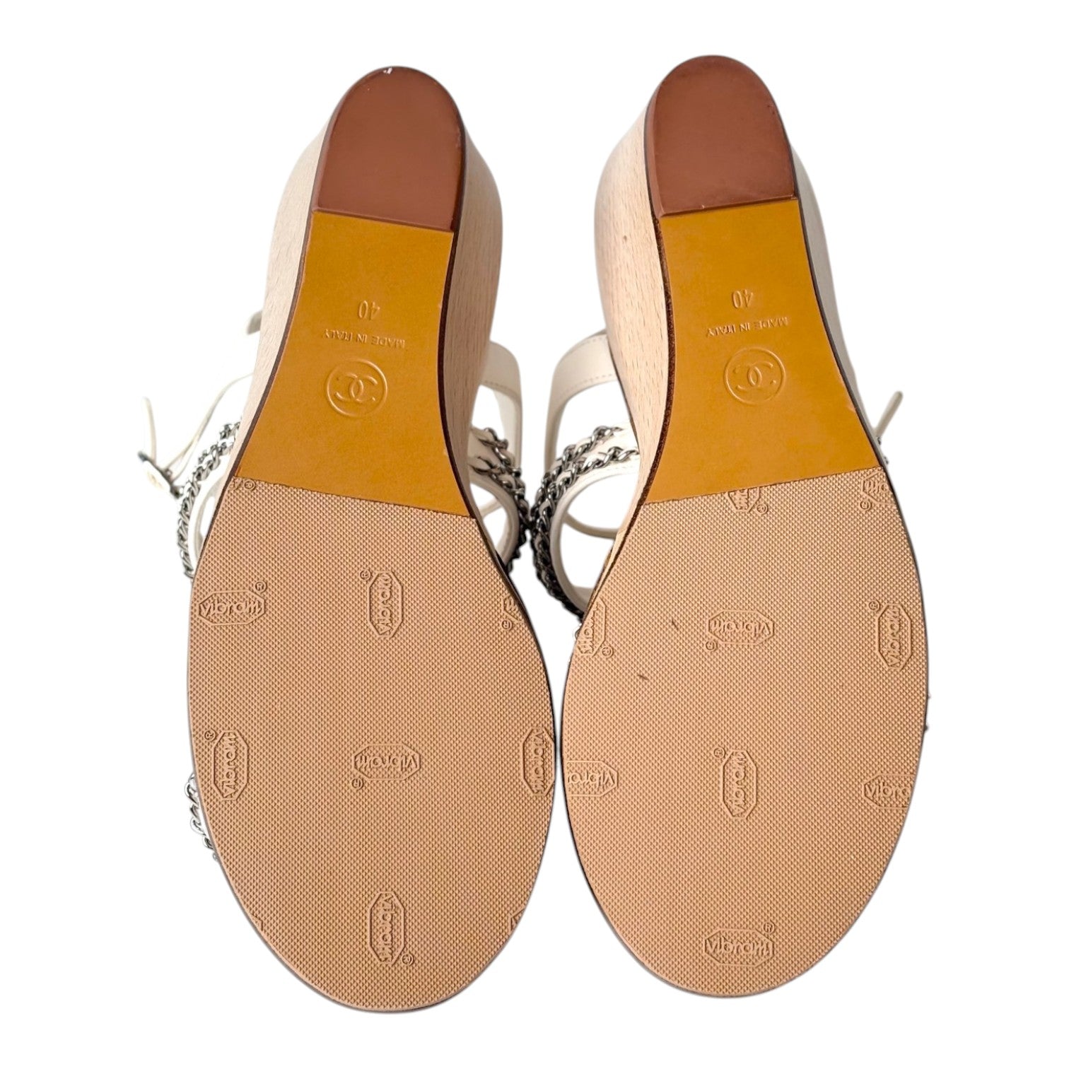 Chanel Strappy Sandal Shoes - size 40