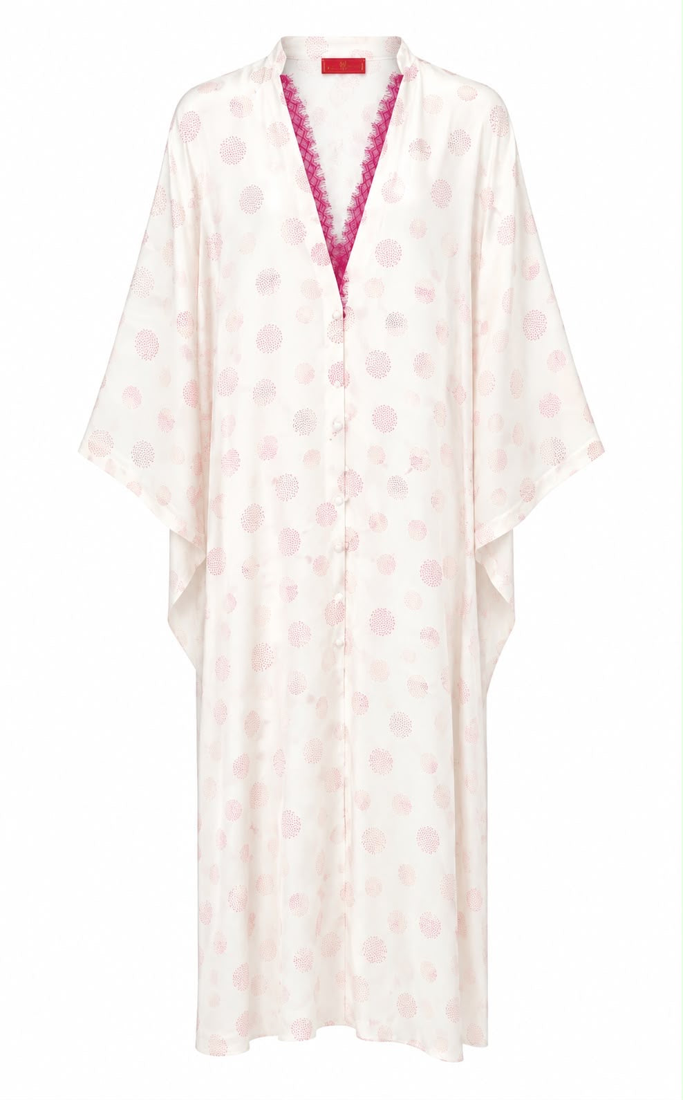 SHIRT VIRGINIA LACE PLACEMENT GRADIENT DOTS PINK MCL11649