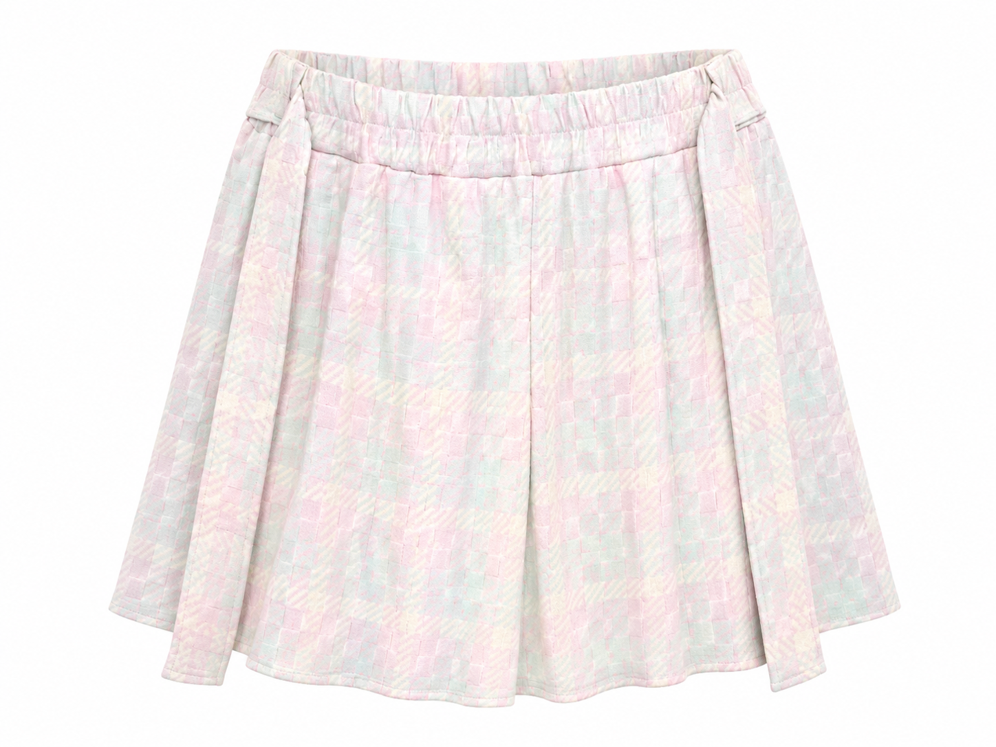 SKORT CHECKS KNIT COTTON MCL11594