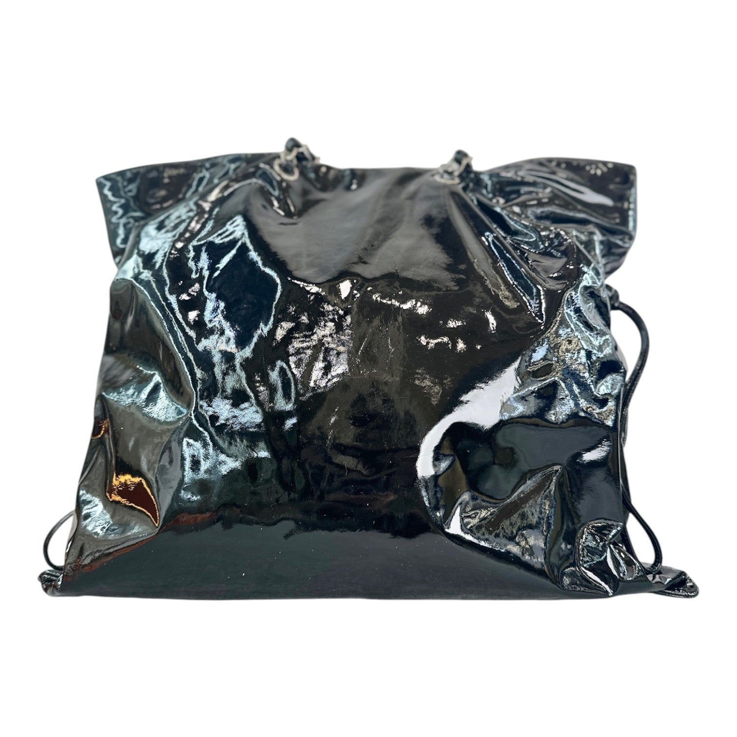 Chanel Patent Black Tote Bag