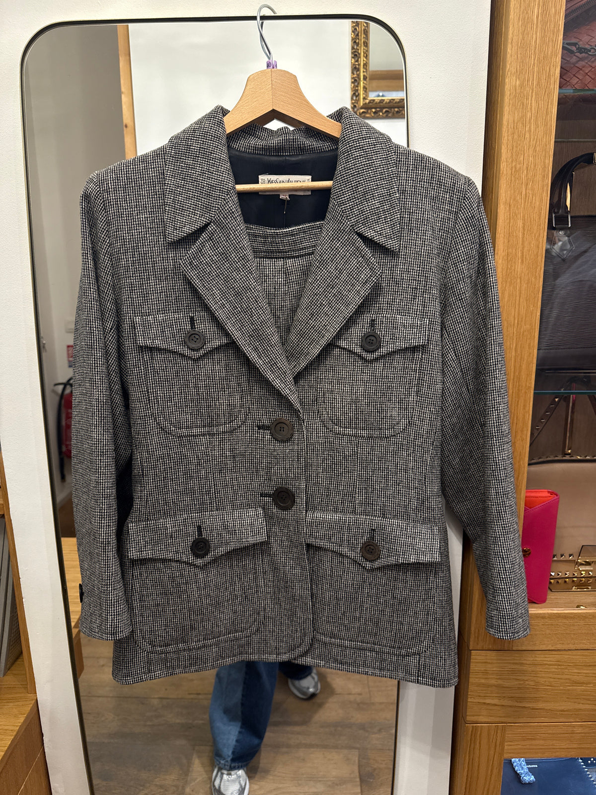 Yves Saint Laurent Tweed safari jacket AGC3623