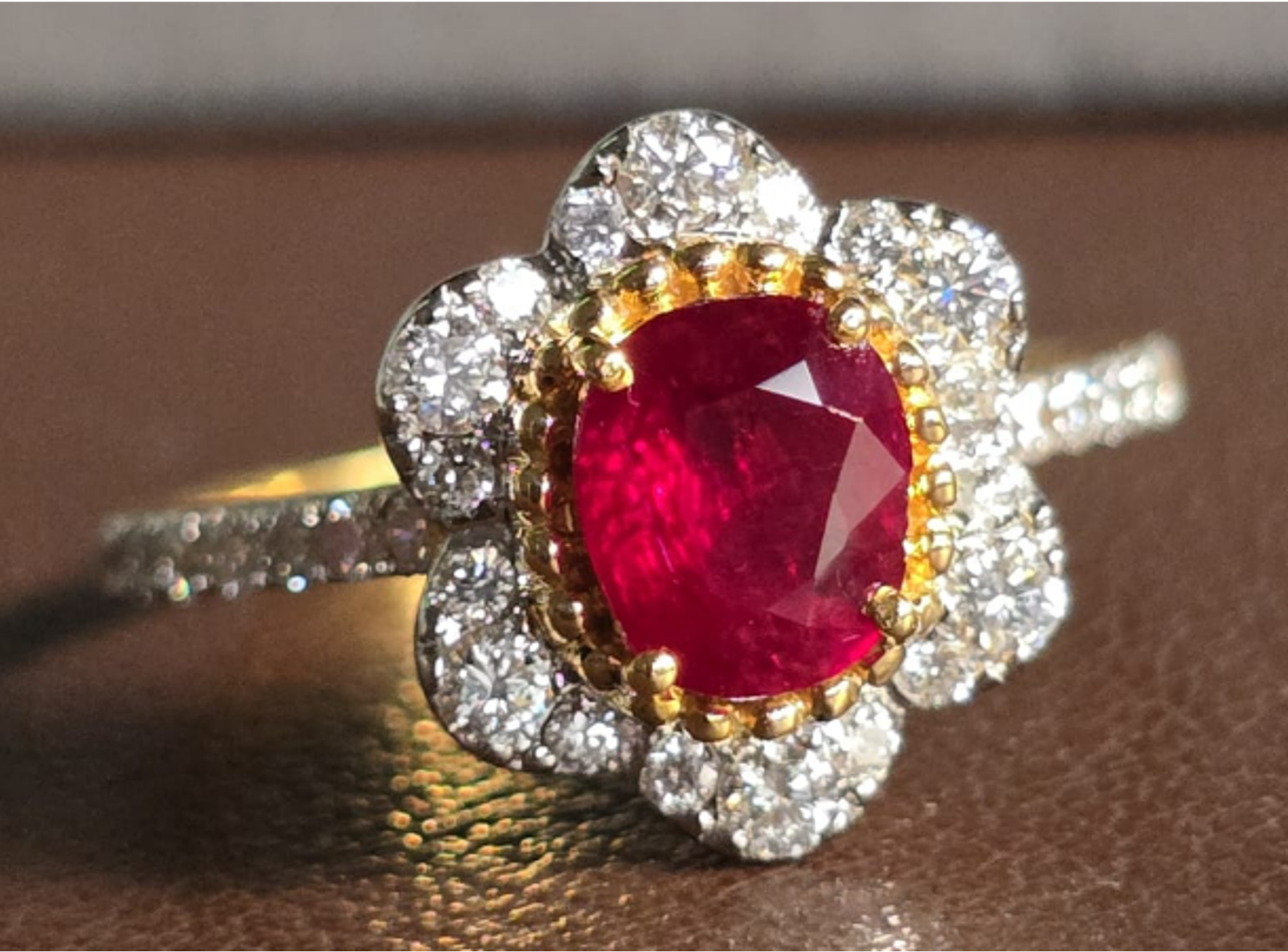 1.01ct PG Ruby ring SYCB54