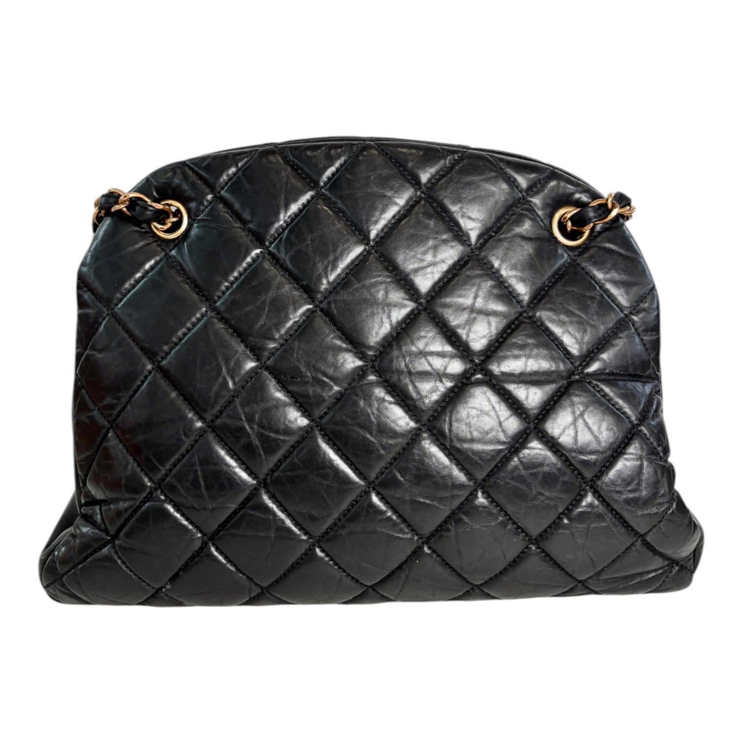 Chanel Calfskin Just Mademoiselle Bowling Bag