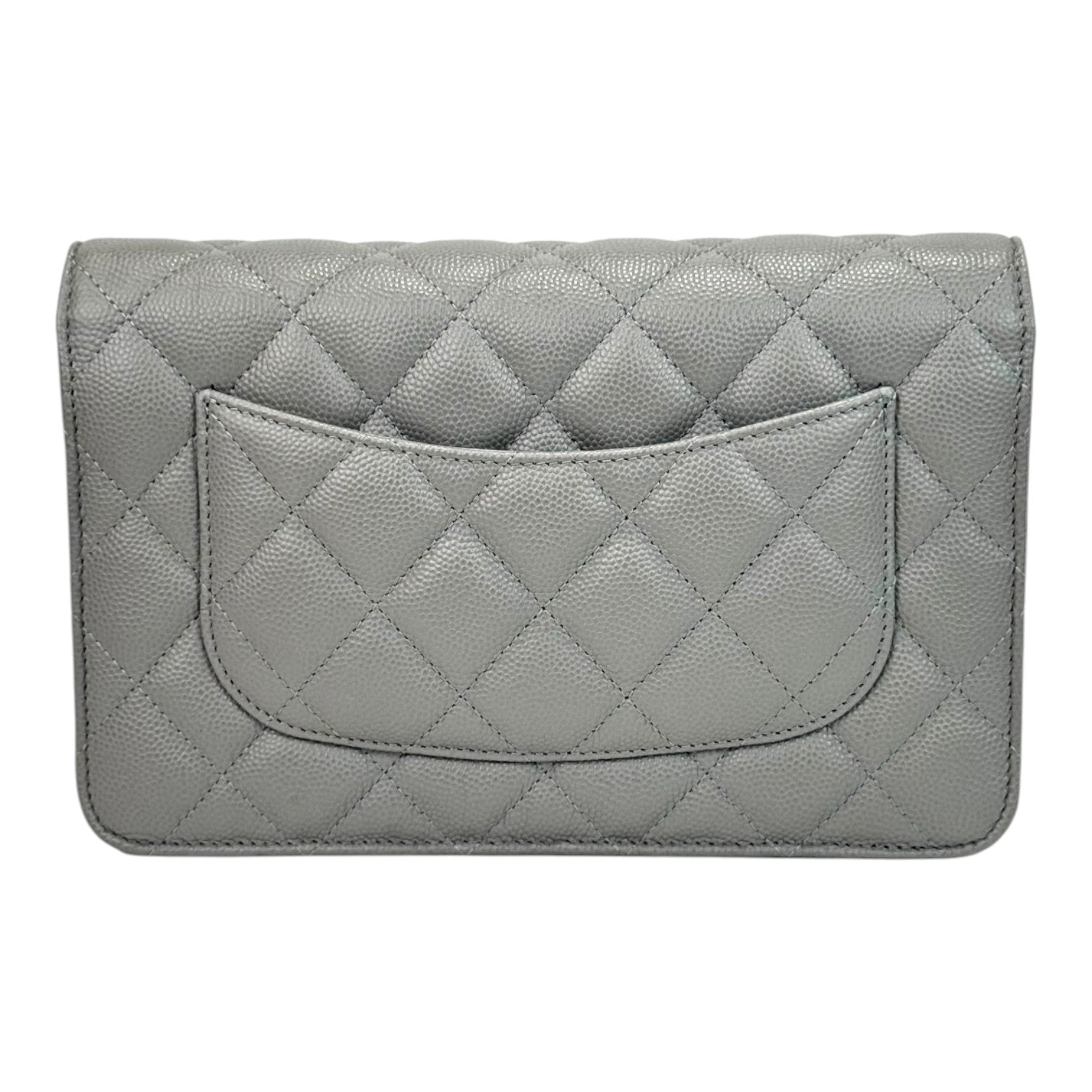 Chanel Wallet on Chain Gray Caviar Bag