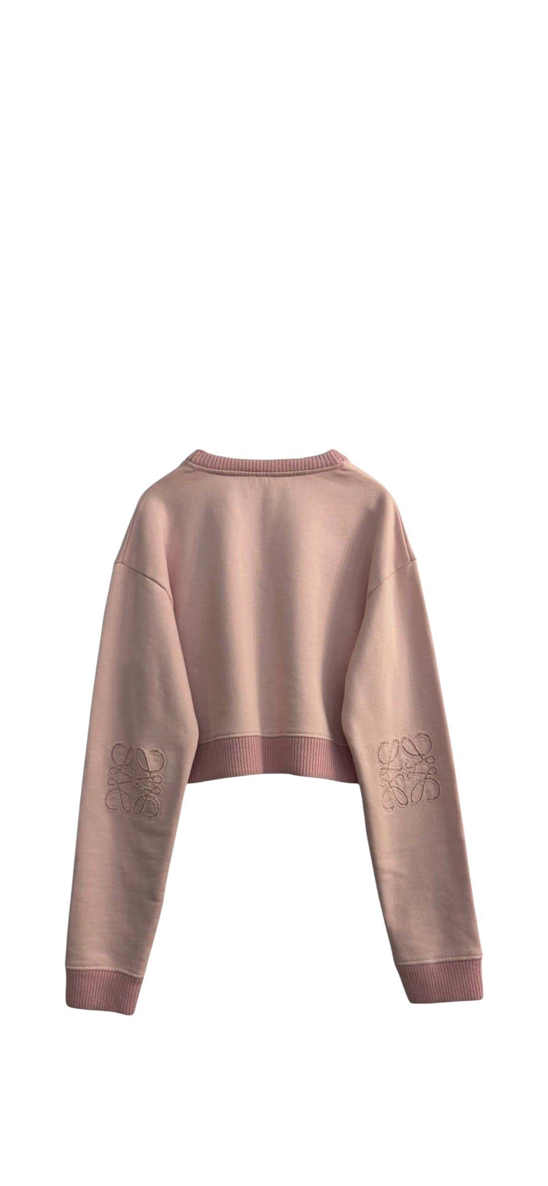 Loewe Anagram Light Pink Sweater Sz S DLT8439