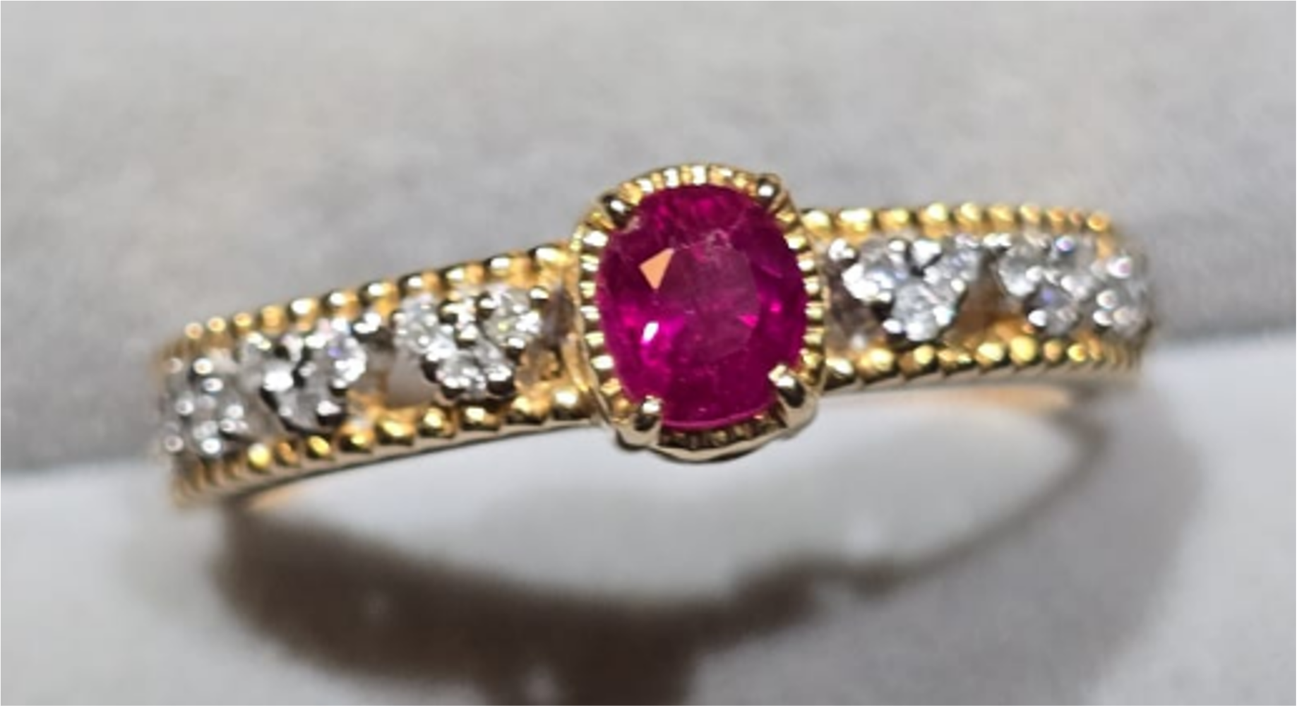 0.62ct Ruby Vintage ring SYCB55