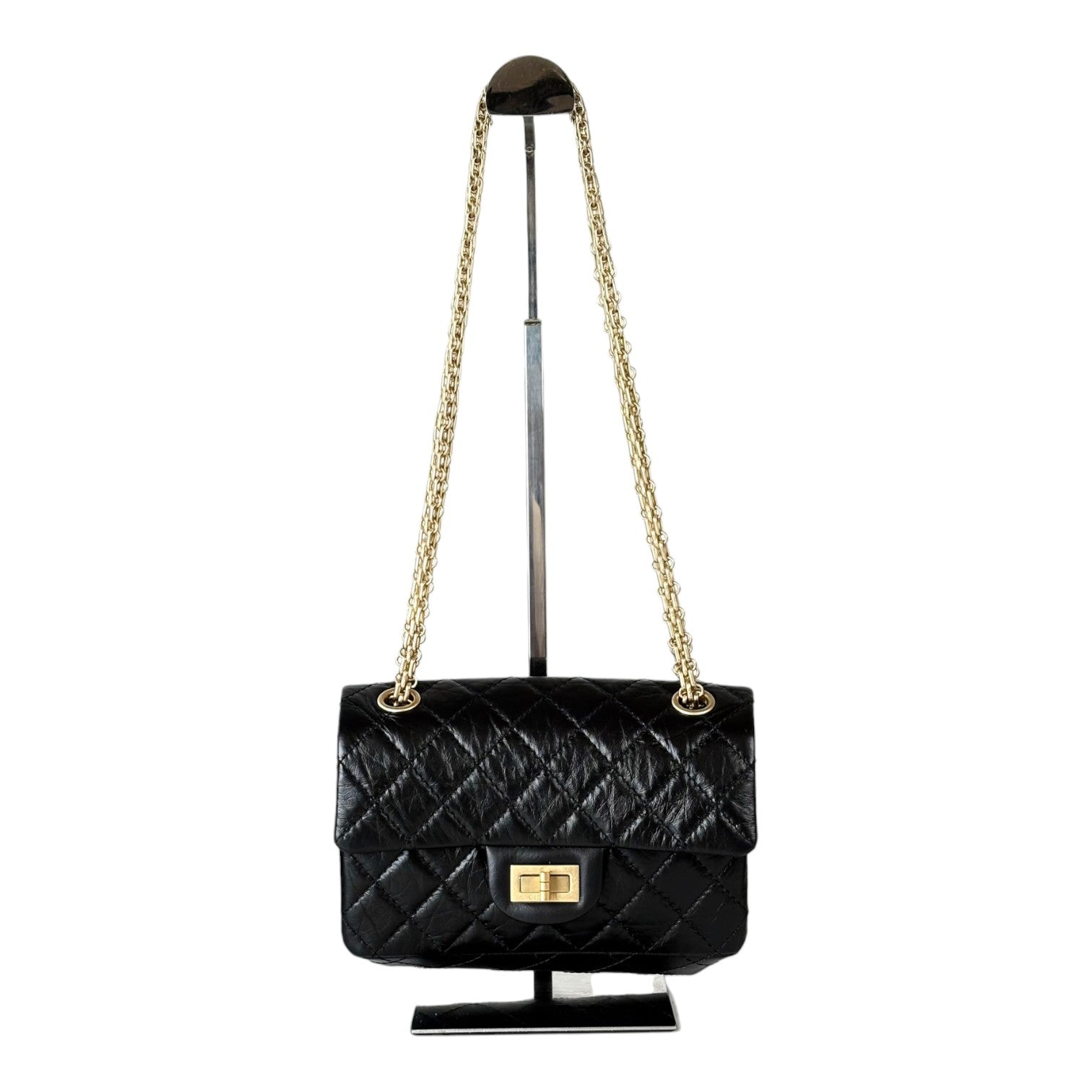 Chanel Reissue Mini Bag Black with GHW - Full Set