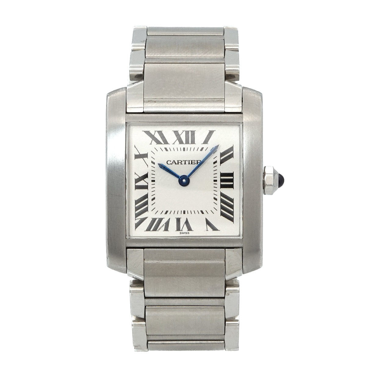 Cartier Tank Francaise MM W51003Q3 Quartz Cream Dial Boys Watch 902693520