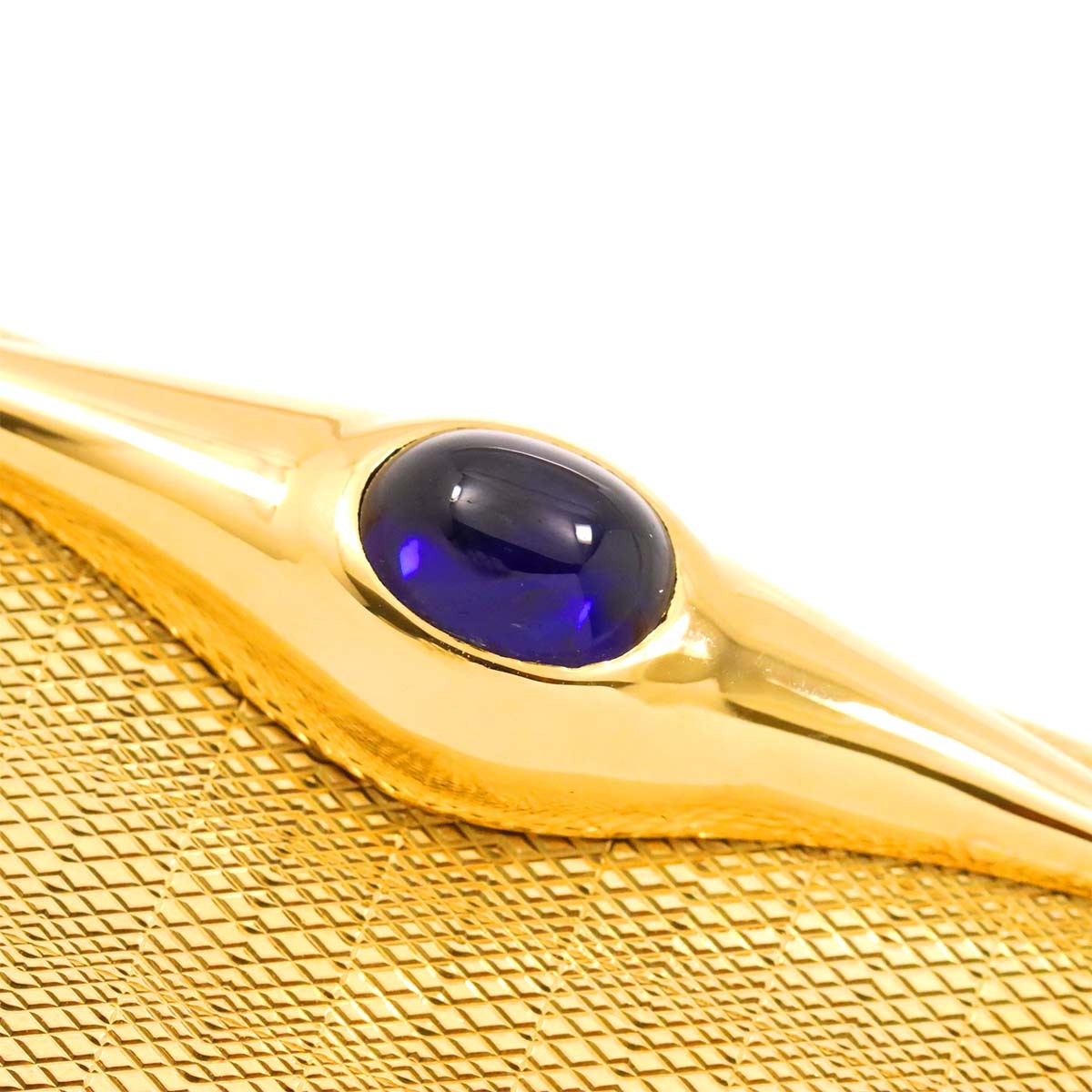 Cartier Cigarette Case Sapphire 18K YG Yellow Gold 750 902798428