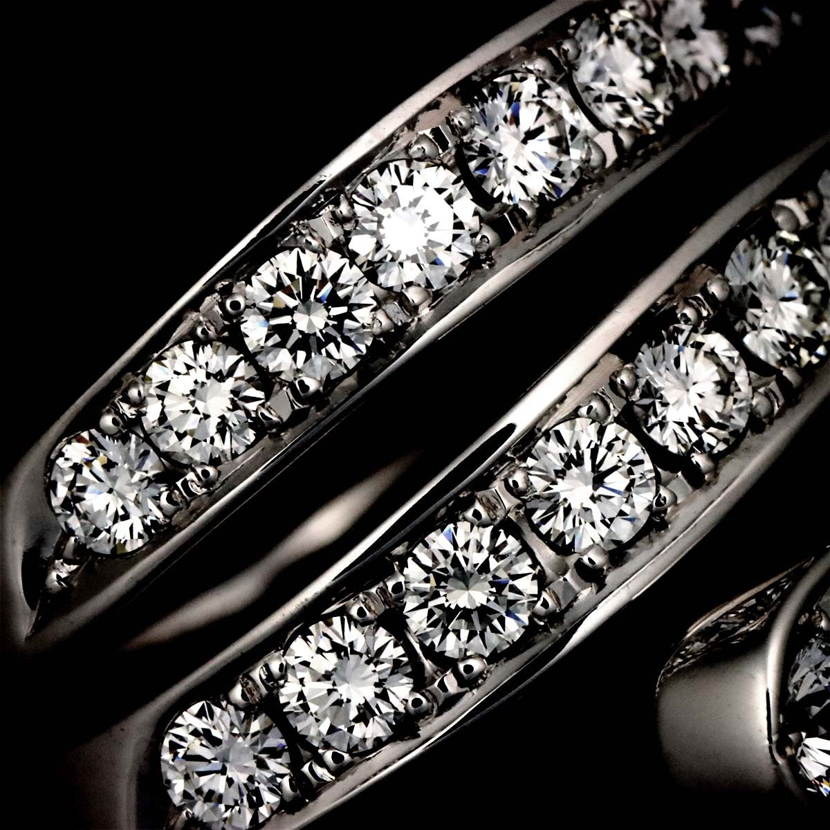 TASAKI Diamond 1.66ct Ring 18K White Gold 750 Size6.75-7.25(US) 903027265