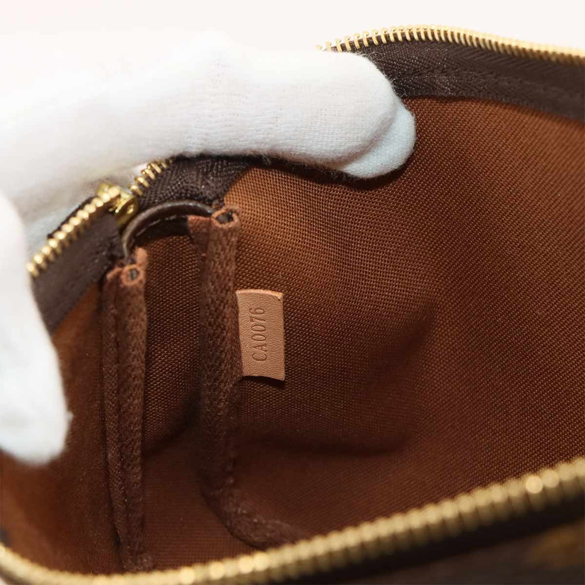 LOUIS VUITTON Monogram Pochette Accessoires Hand Bag Pouch Brown M51980 902890918