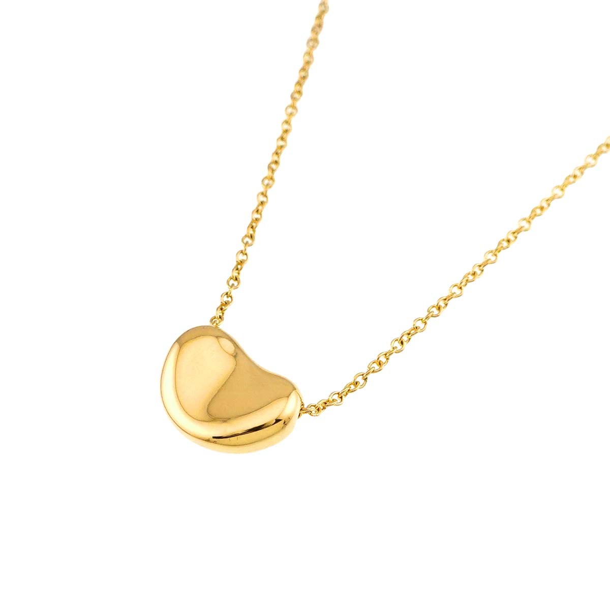 TIFFANY Co. Bean Necklace 18K Yellow Gold 750 903244990