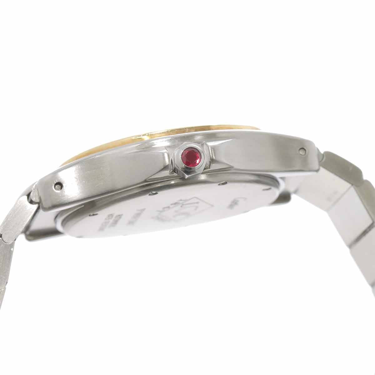 Cartier Santos Round GMT W20038R3 YG Automatic Silver Dial Mens Dial 903028224