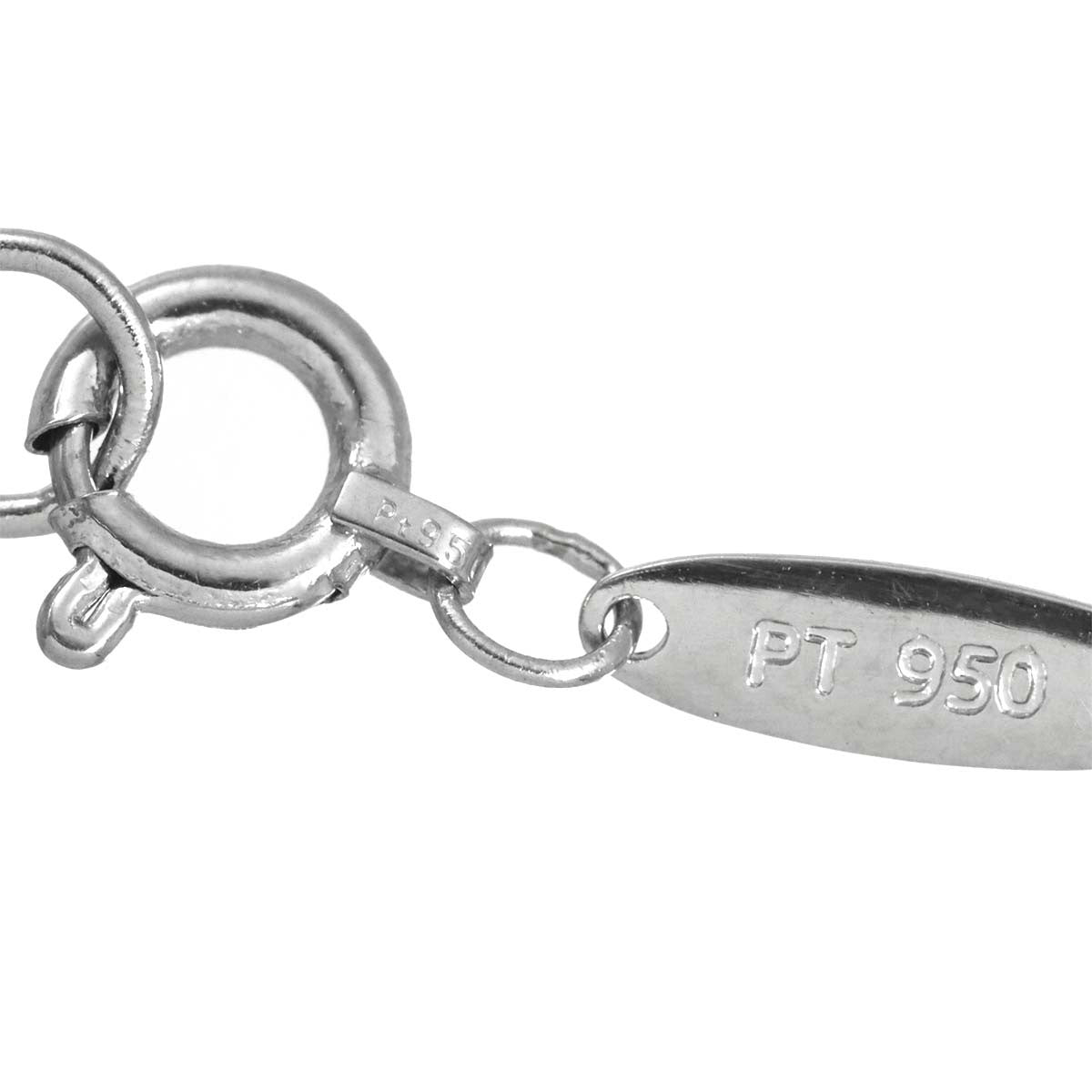 TIFFANY Co. Open Heart Necklace Platinum 903257615
