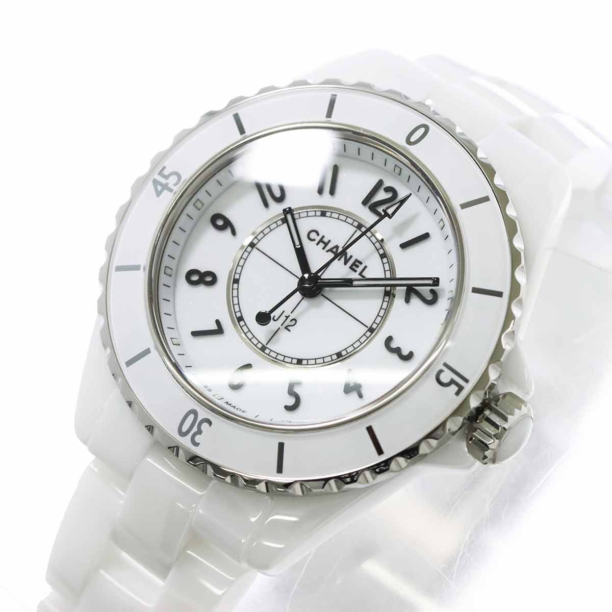 CHANEL J12 33mm H5698 Ceramic Quartz White Dial Ladies Watch 903142786