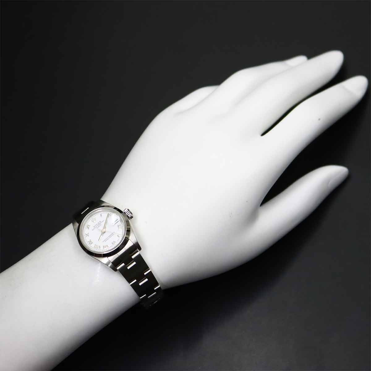 ROLEX Oyster perpetual Date 79160 Serial Y White Dial Ladies Watch 902965962