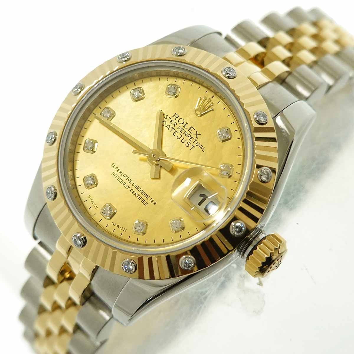 ROLEX Datejust 179313G Serial D Automatic 750 Yellow Gold Diamond 902907896