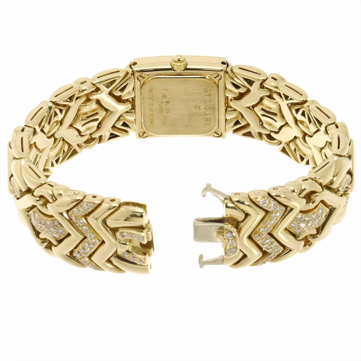 BVLGARI Torika BJ06 750 Yellow Gold Diamond Gold Dial Ledies 903090234