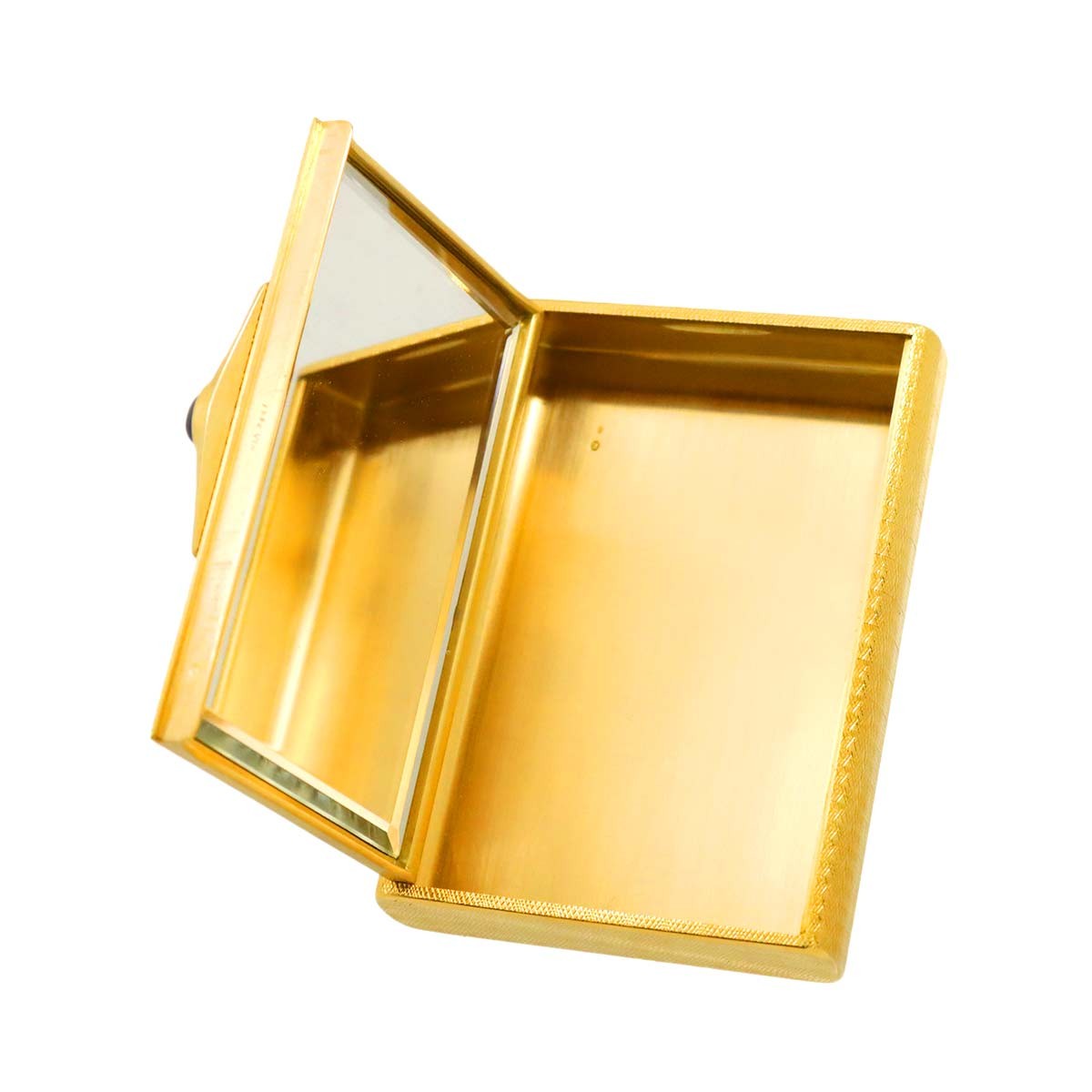 Cartier Cigarette Case Sapphire 18K YG Yellow Gold 750 902798424