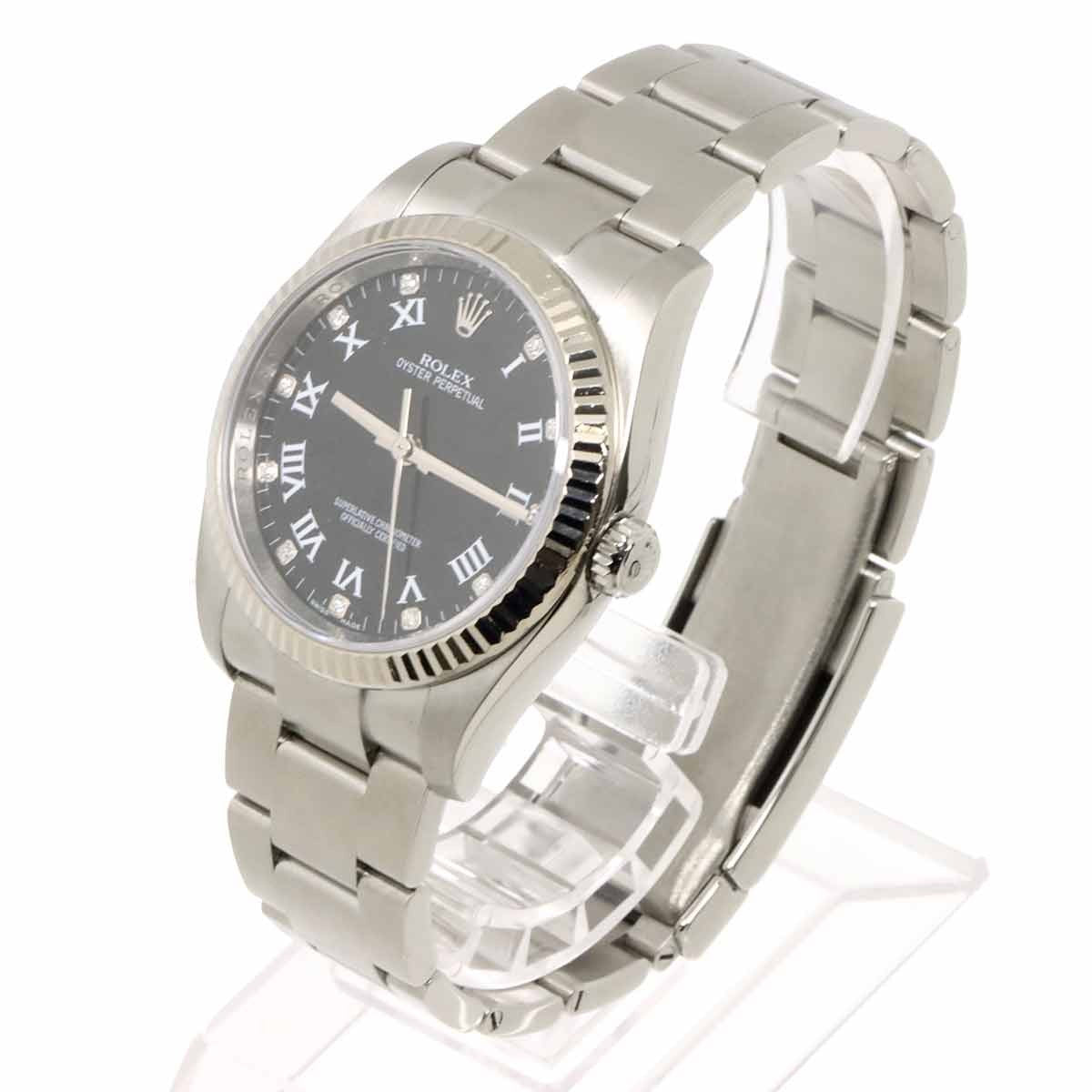 ROLEX Oyster Perpetual 116034G Serial Random 11P Diamon 750WG Automatic 903012322