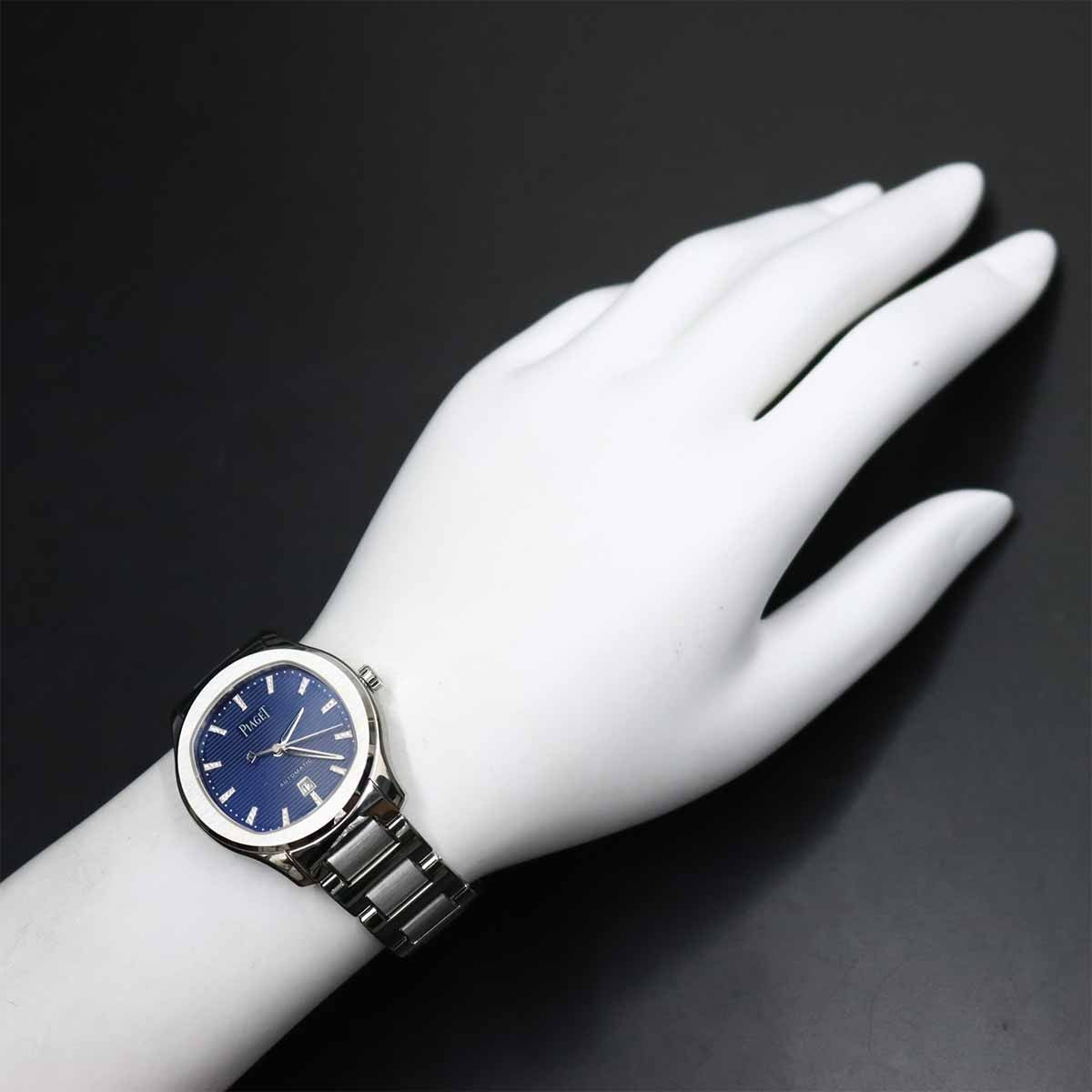 PIAGET POLO G0A46018 Automatic Date Blue Dial Boys Watch 903058112