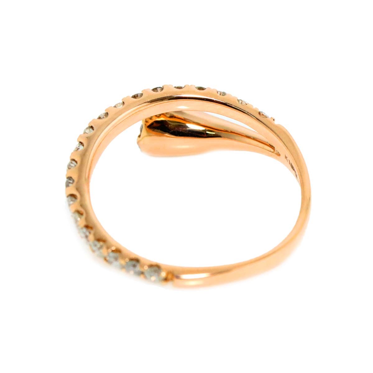 Diamond 0.50ct Ring 18K PG Pink Gold 750 Size6-6.25(US) 903237214
