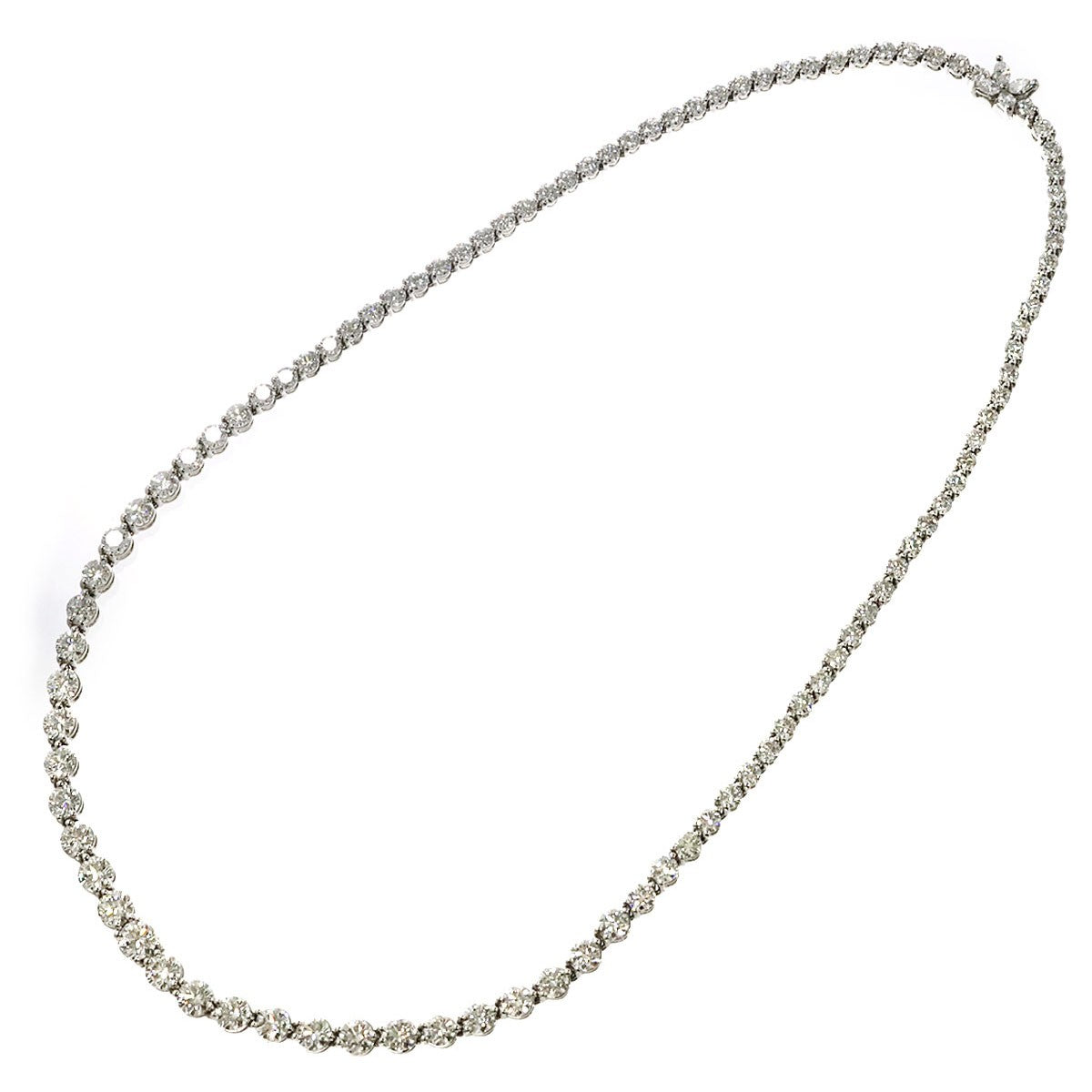TIFFANY Co. Victoria Diamond Necklace Pt Platinum 902992750