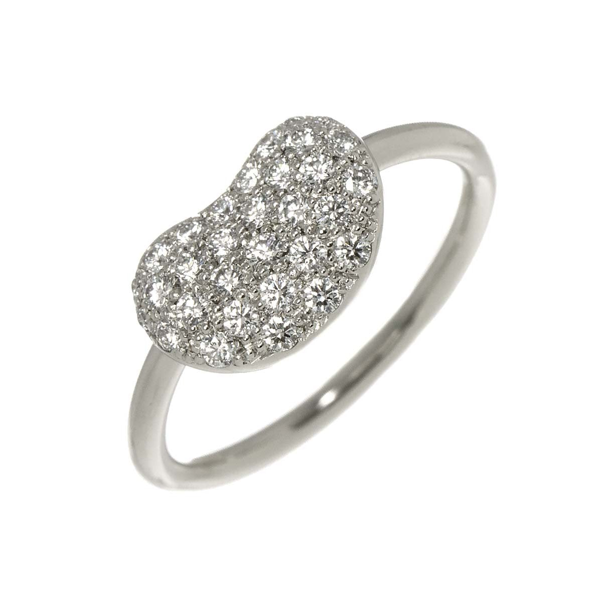 TIFFANY Co. Bean Diamond 0.38ct Ring Pt Platinum Size5.5-5.75(US) 903113380