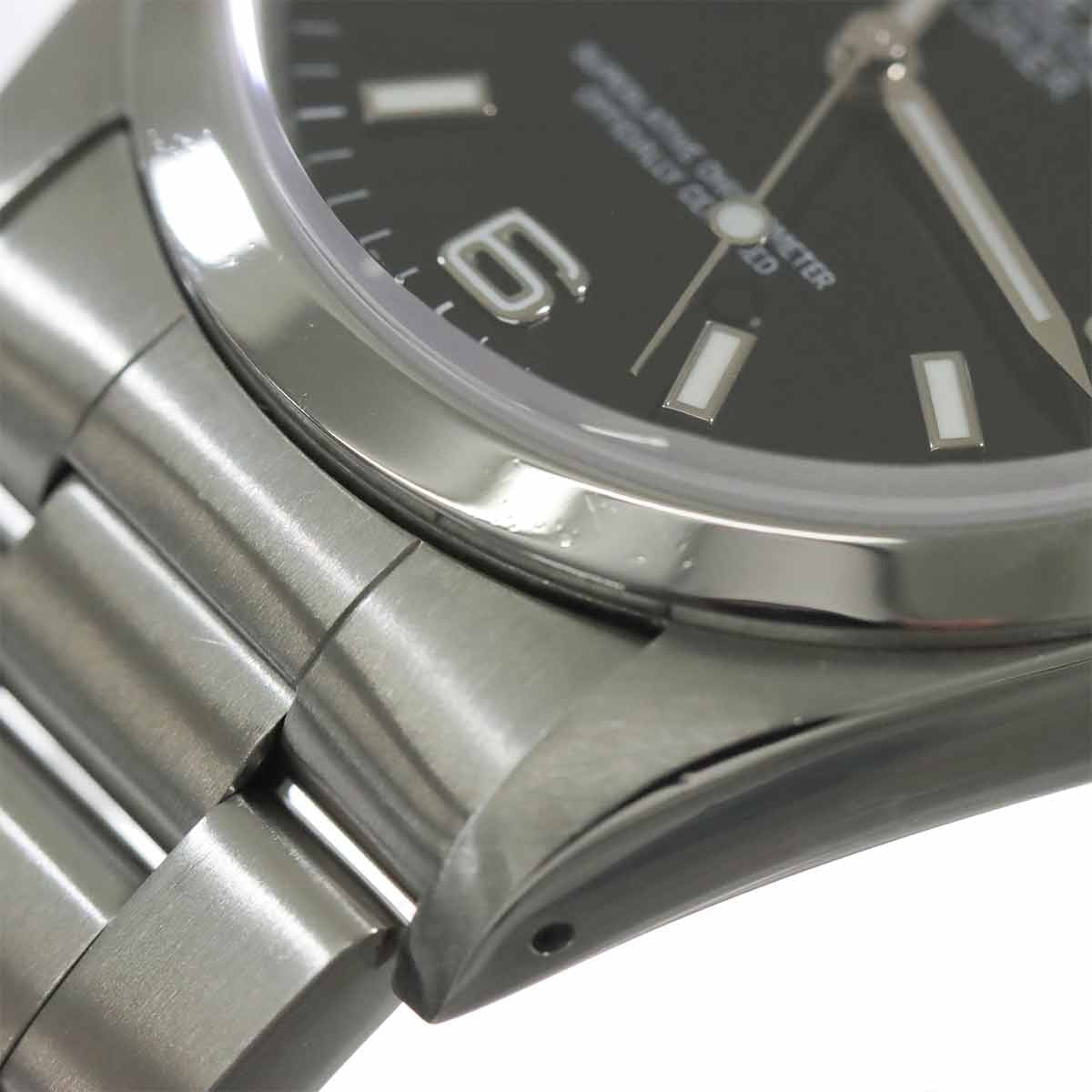 ROLEX Explorer 1 14270 Serial X Automatic Black Dial Mens Watch 903034596