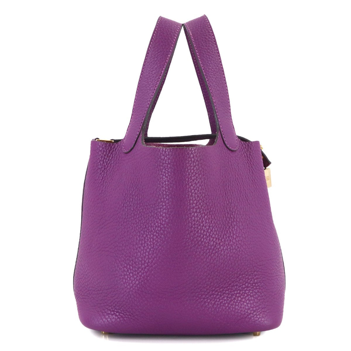 HERMES Picotin Lock PM 18 Hand Bag Taurillon Clemence Anemone 903109451